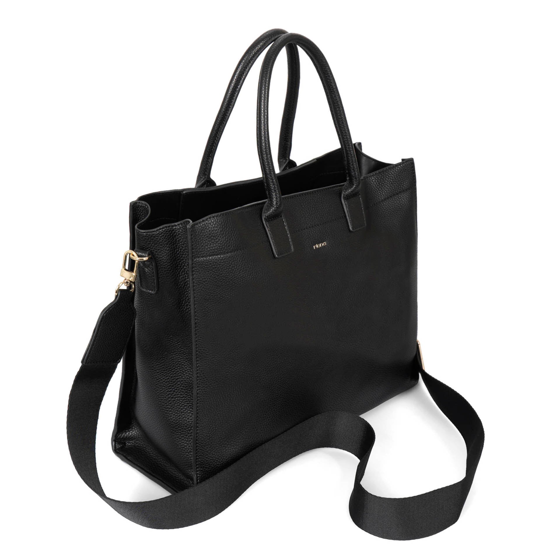 Riona Regina RFID Blocking Large Tote Bag - Pebbled Leather Women's Handbag for Work, Travel & Everyday Use