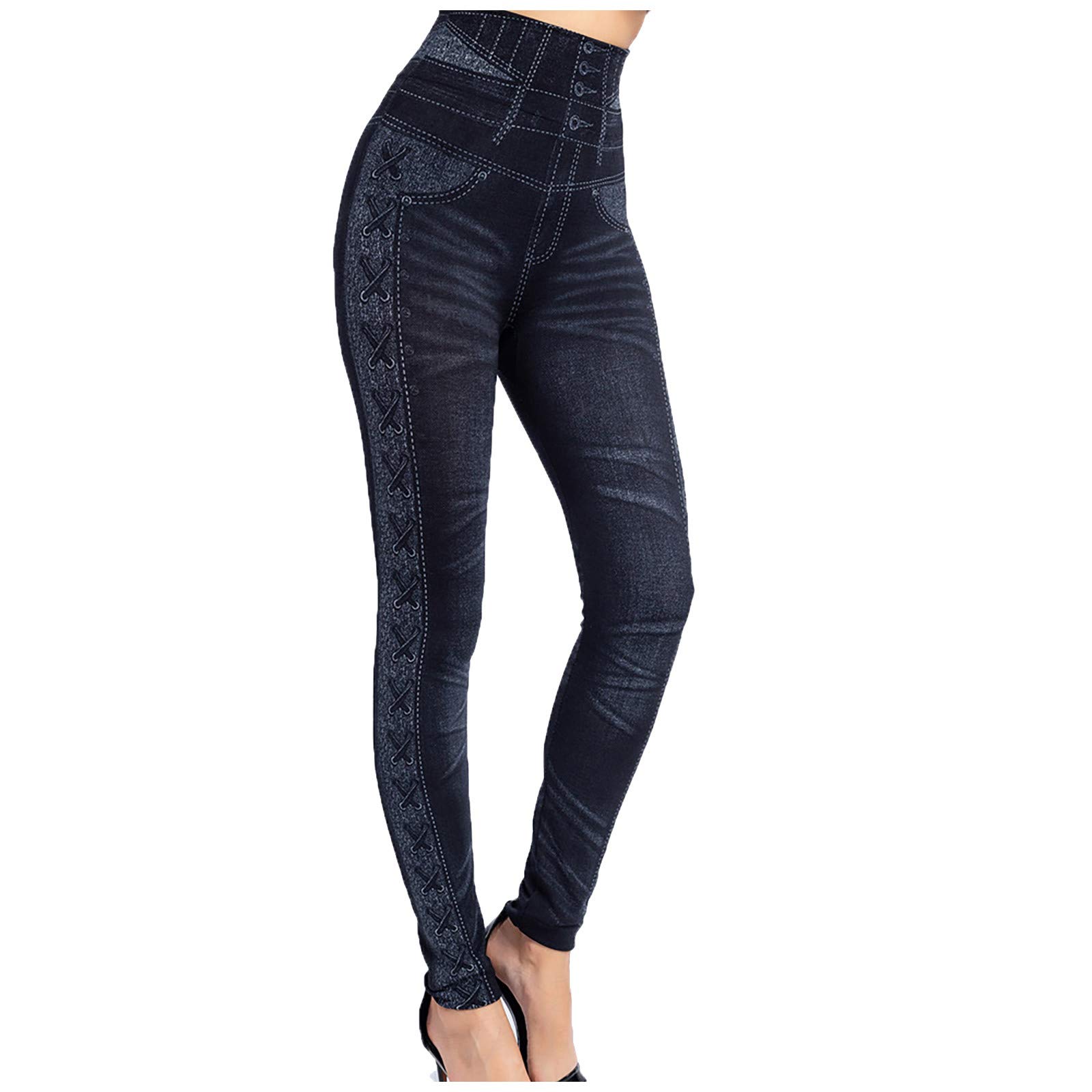 Women's High Waist Yoga Pants - Butt Lifting Workout Leggings with Pockets, Tunic Capris & Sweatpants for Gym, Running & Lounge Wear