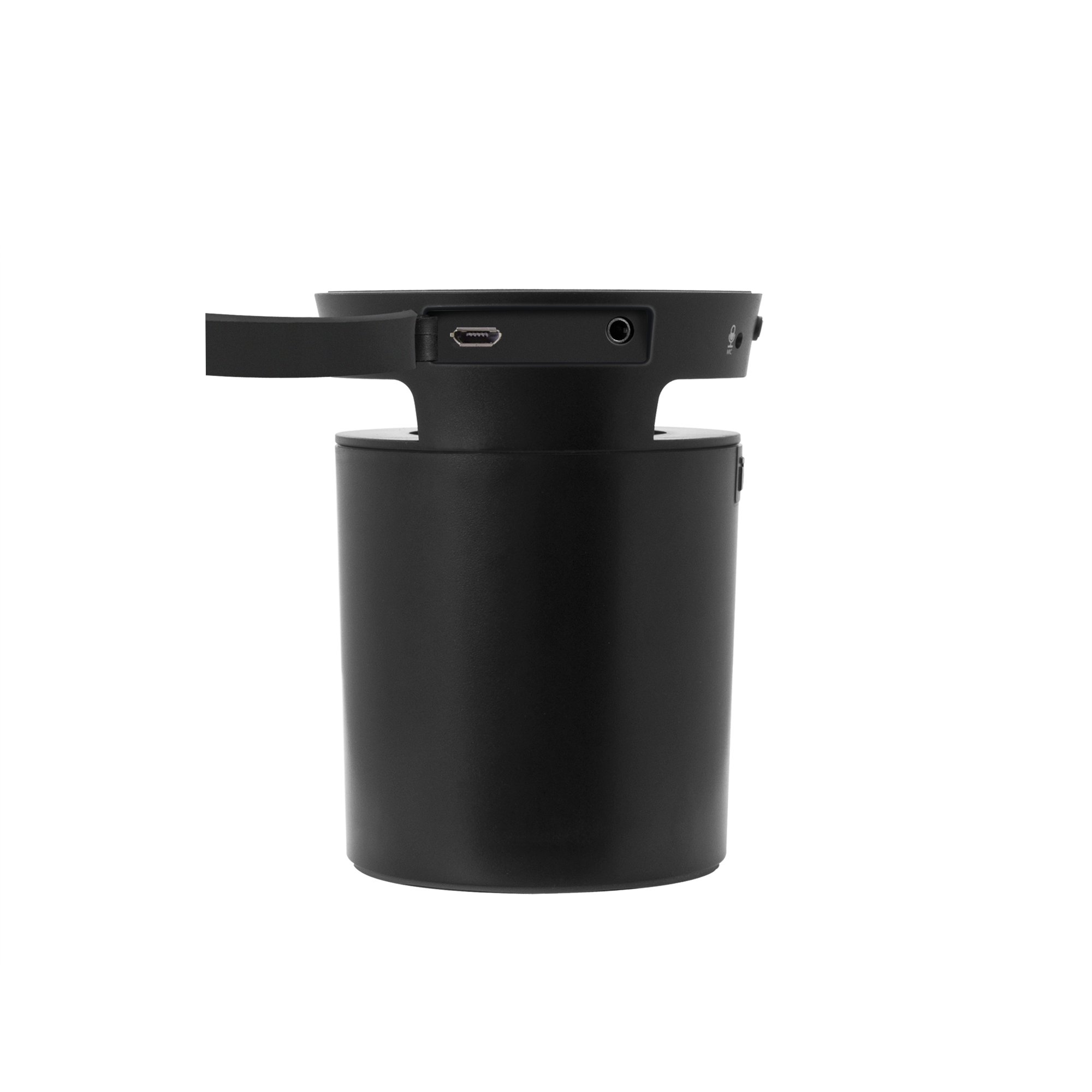 iLuv MobiCup Splash-Resistant Wireless Bluetooth Speaker with Built-in Mic | Portable Speakerphone for Kindle, Tablet, Smartphone & Laptop | Perfect for Outdoor, Poolside & Home Use (Black)