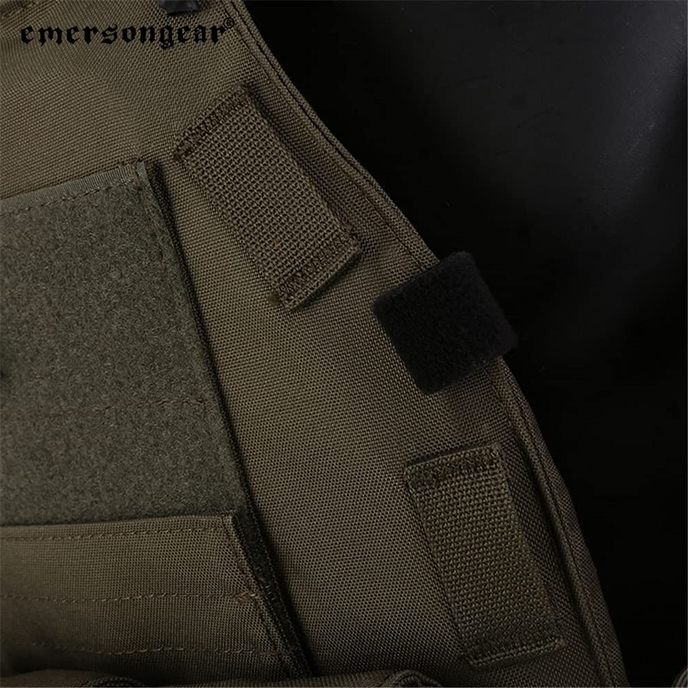 Emersongear Quick Release 094K Tactical Vest - Modular Chest Rig Set for Airsoft & Paintball - Camouflage Military Gear for Outdoor Games, Training & Cosplay