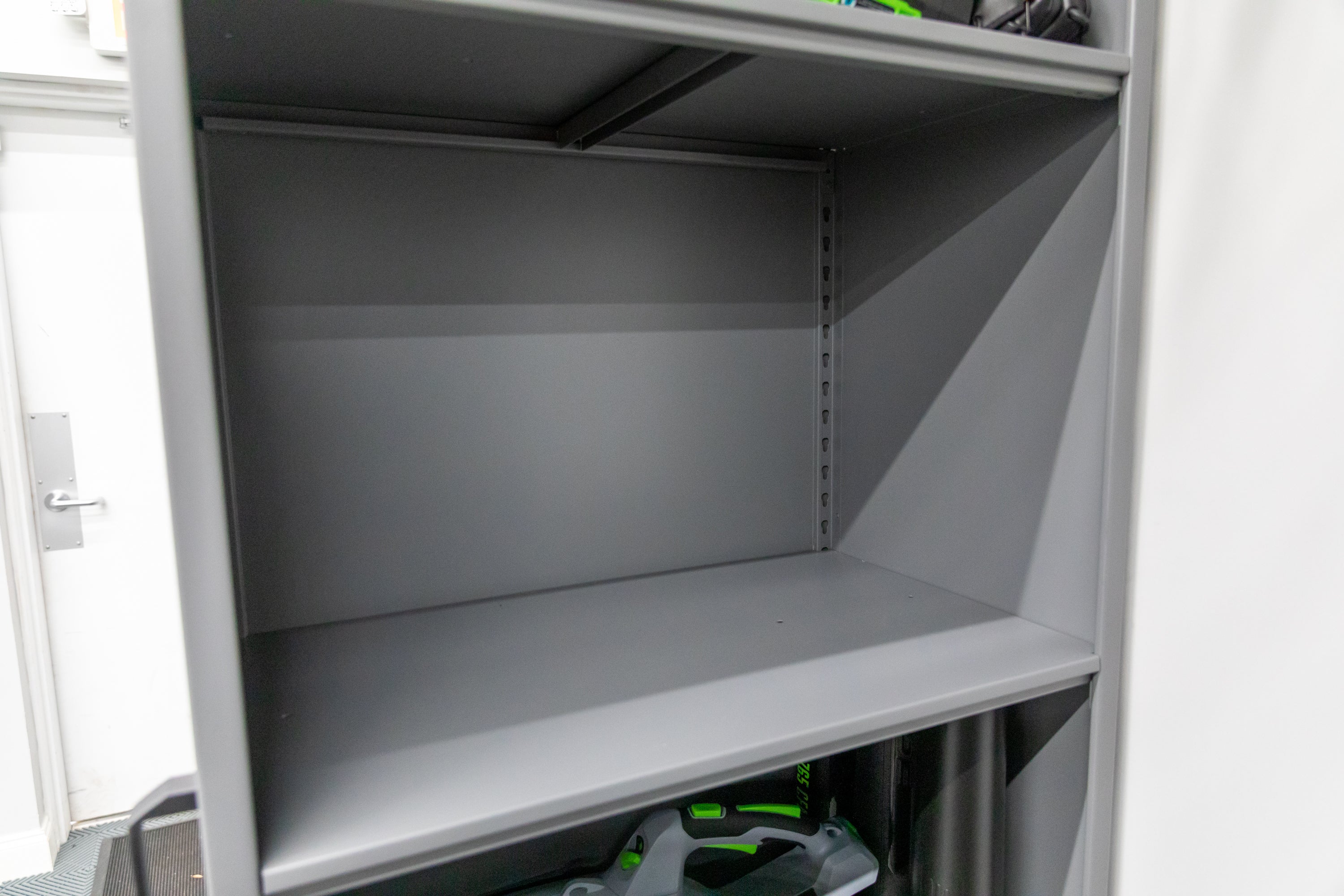 Levrack Solid Steel Shelf - Heavy Duty Storage Rack for Garage, Warehouse & Home Organization - Durable Metal Shelving Unit for Tools, Supplies & Equipment