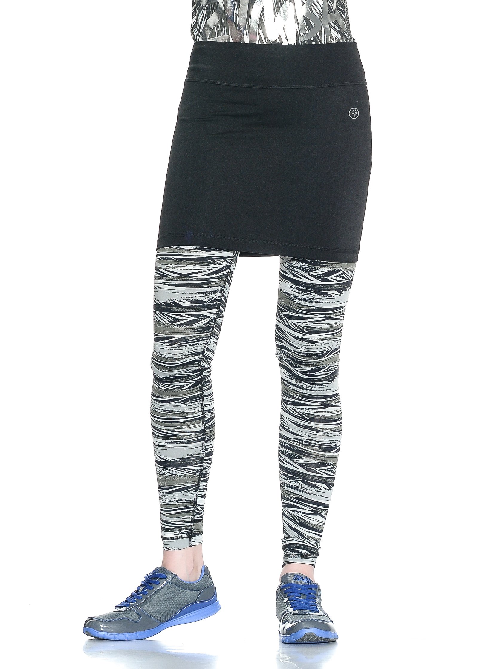 Zumba Women's Slim Workout Pants - High Waisted Yoga Leggings for Dance, Fitness & Gym - Comfortable & Stretchy for Yoga, Running & Active Wear