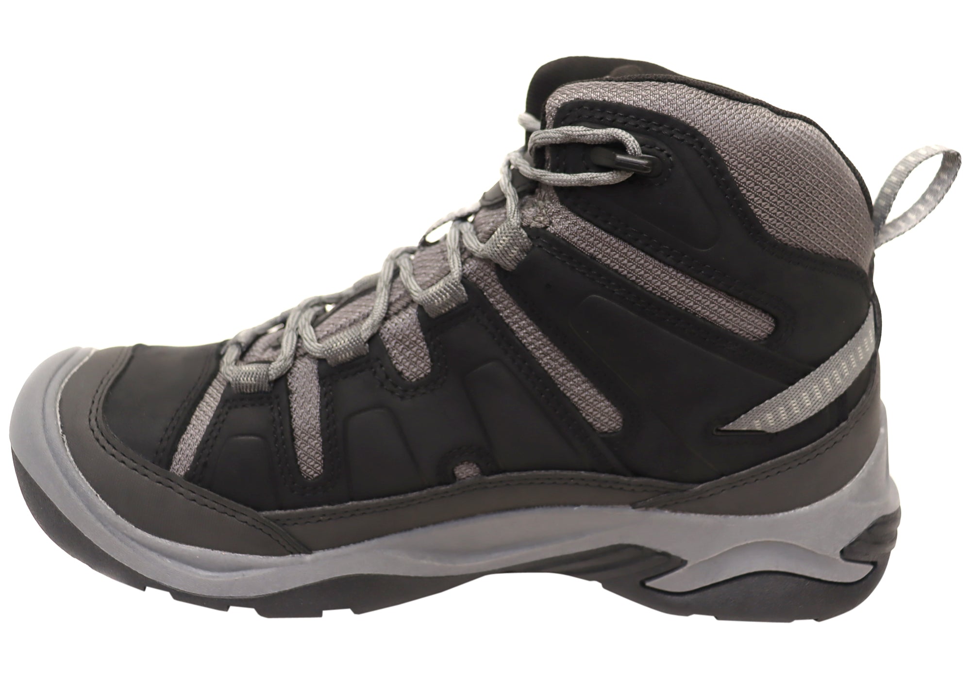 Keen Circadia Mid Waterproof Men's Leather Wide Fit Hiking Boots - Durable Outdoor Footwear for Trekking, Camping & Mountain Adventures