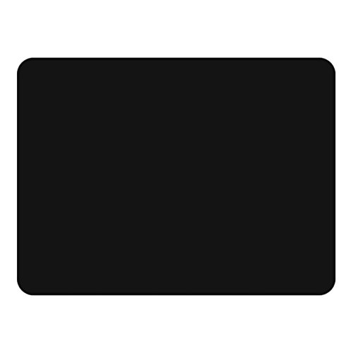 Premium Black Gaming Mouse Pad - Non-Slip Rubber Base, Smooth Surface for PC/Laptop/Office/Home Use, Ideal for Work & Gaming