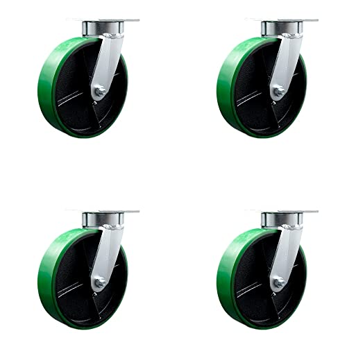 4 Swivel - Bolt On Swivel Locks - Green