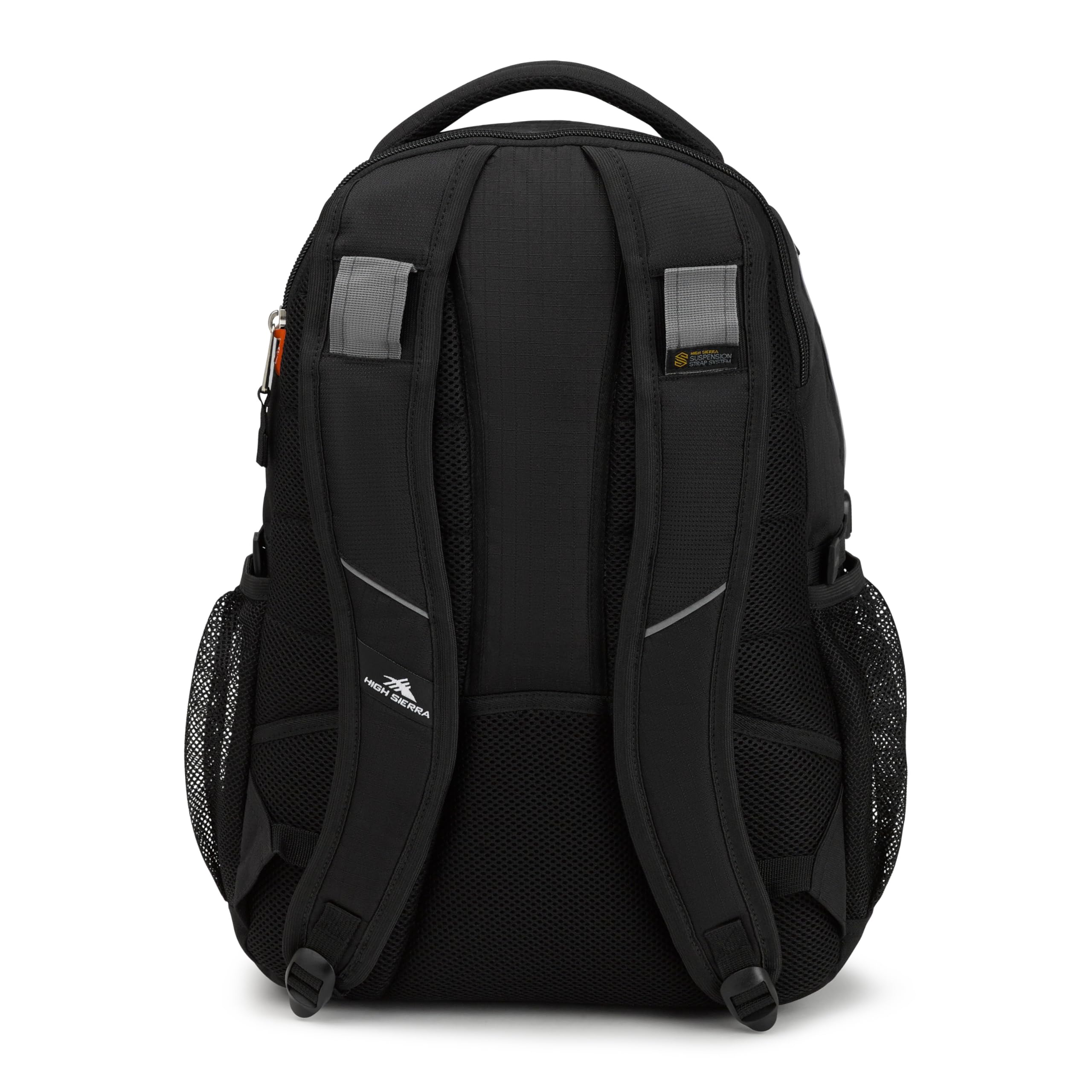 High Sierra Swerve Laptop Backpack - Durable 17-Inch Laptop Bag with Padded Compartment, USB Charging Port & Multiple Pockets for Work, School & Travel (Black)