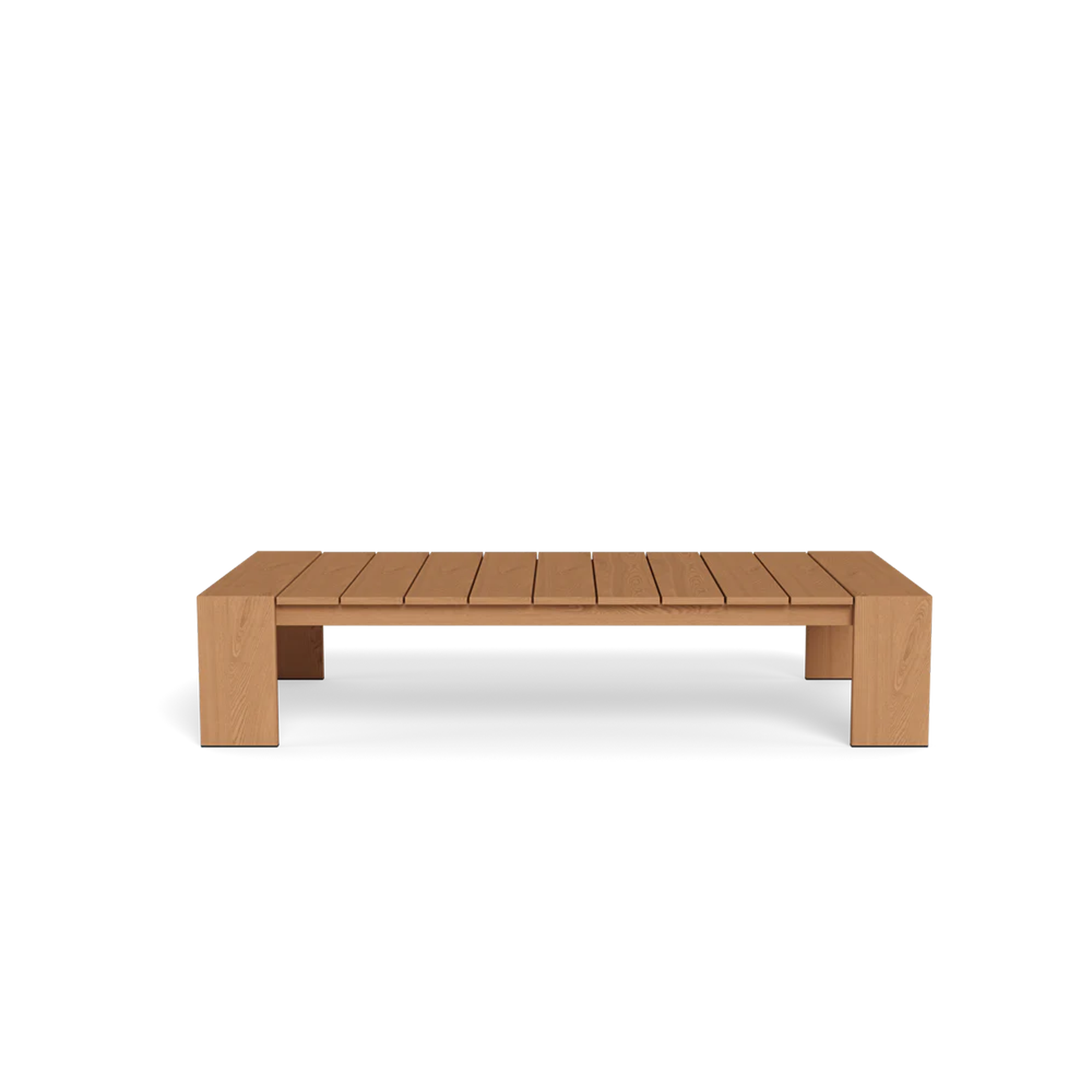Hayman Teak Coffee Table - Solid Teak Wood Modern Coffee Table for Living Room, Durable & Stylish - Perfect for Home Decor, Lounge, and Office Use