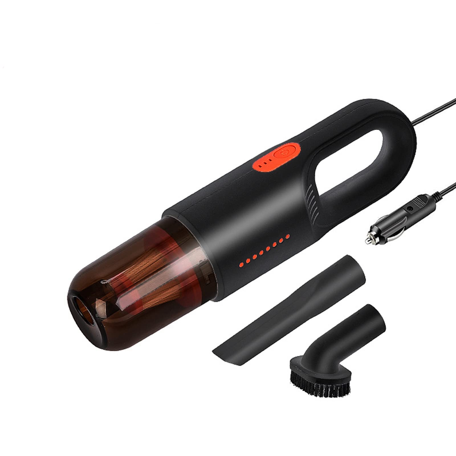High Power Handheld Car Vacuum Cleaner - Strong Suction Portable Corded Small Vacuum for Quick Auto Detailing & Car Interior Cleaning (Black, Model IX6) | Perfect for Cars, Trucks, SUVs & Home Use