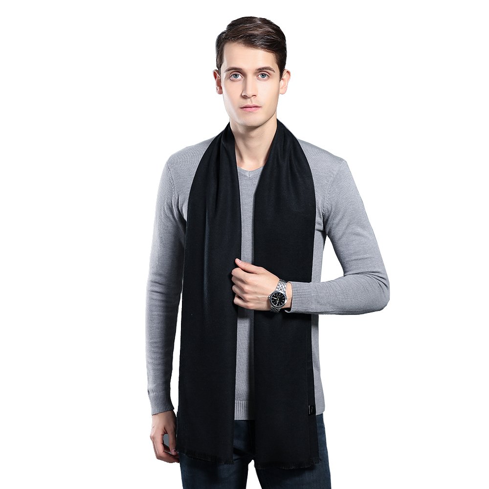 OHAYOMI Men's Winter Scarf - Soft & Warm Fashion Scarves for Men - Perfect for Formal Wear, Office & Cold Weather Outfits