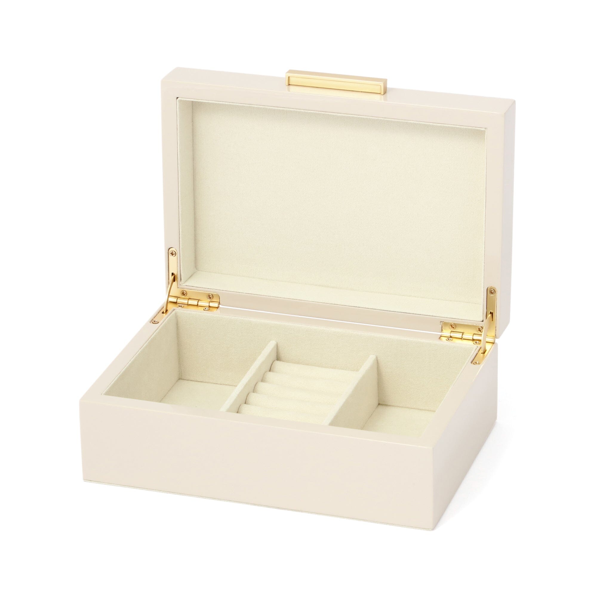 Elegant Pink Lacquer Stripe Jewelry Box - Small Jewelry Organizer for Rings, Necklaces & Earrings - Perfect for Travel, Home Decor & Gift Giving