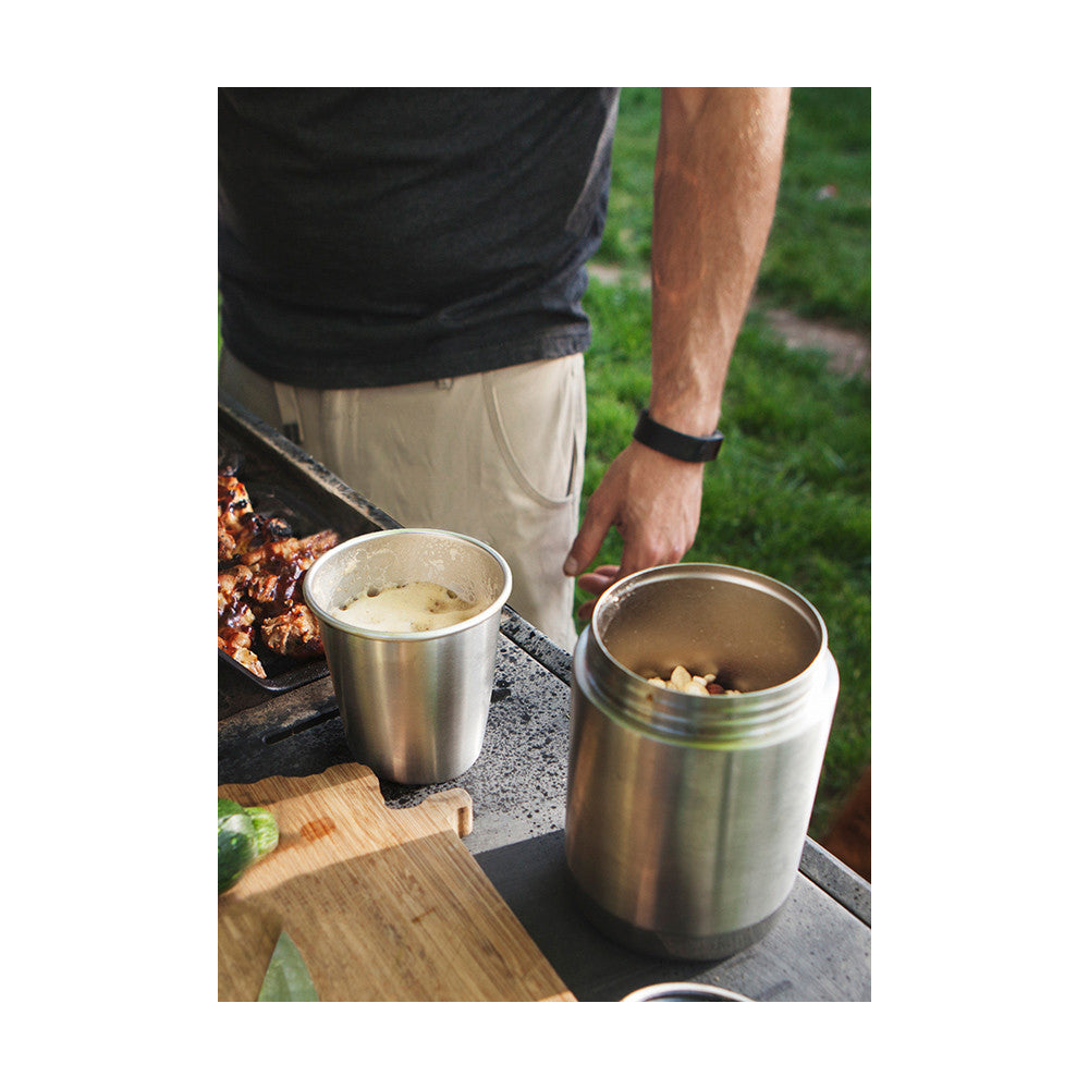 16 oz Stainless Steel Vacuum Insulated Food Storage Canister - Airtight Container for Coffee, Tea, Dry Goods & Meal Prep - Perfect for Kitchen, Pantry, Camping & Office Use
