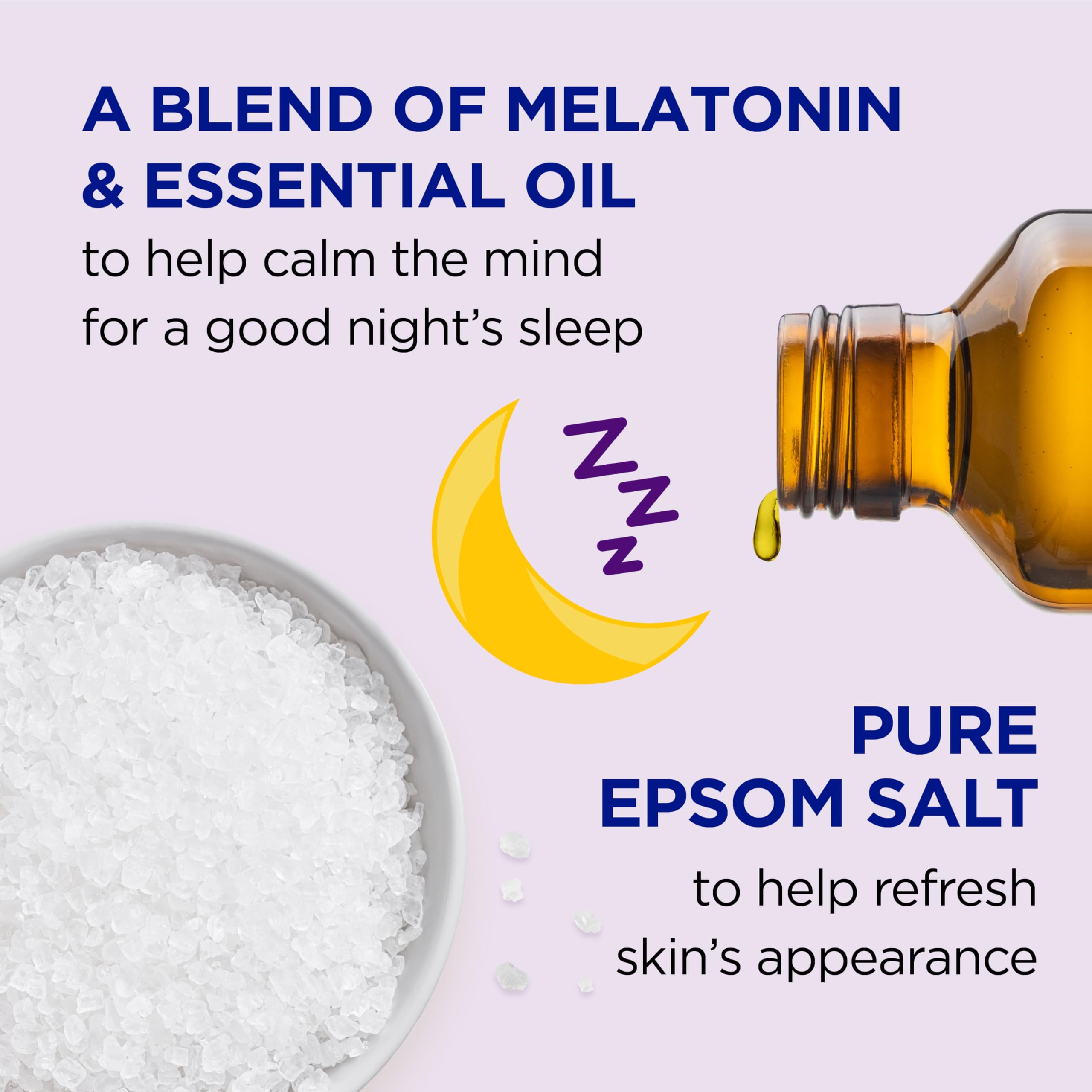 Dr Teal's Kids 3-in-1 Elderberry Bubble Bath, Body Wash & Shampoo with Gentle Epsom Salt - 20 fl oz & 2 lb Sleep Soak with Melatonin & Essential Oils (Pack of 3) | Relaxing Bedtime Bath for Kids, Calming Aromatherapy & Gentle Skin Care