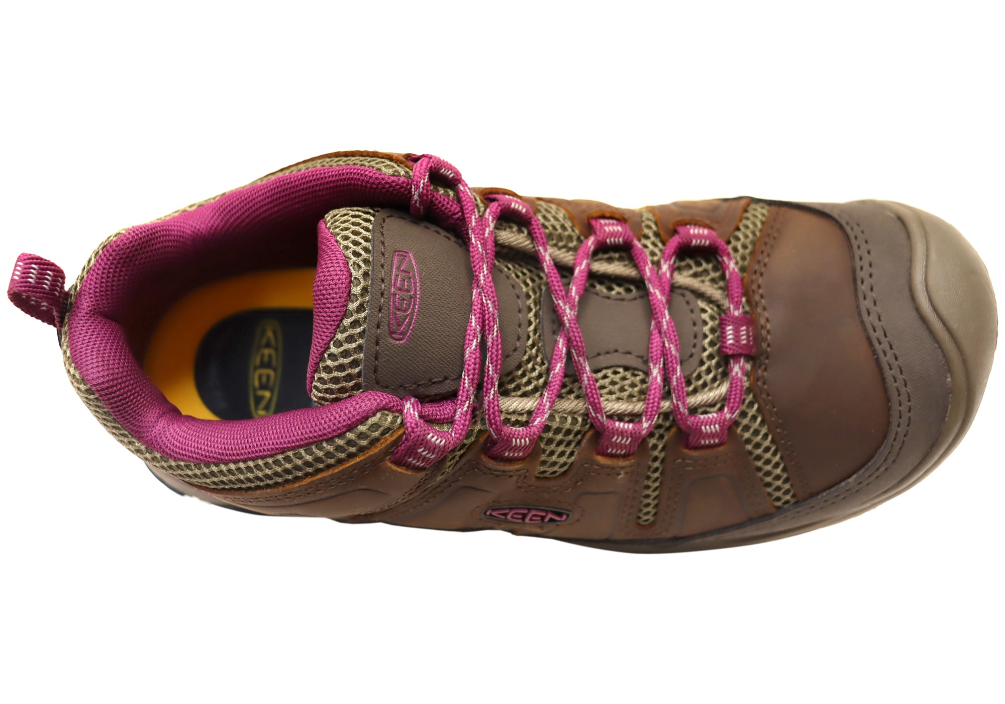 Keen Circadia Vent Women's Leather Wide Fit Hiking Shoes - Comfortable Outdoor Walking & Trail Shoes for Hiking, Camping & Travel Adventures