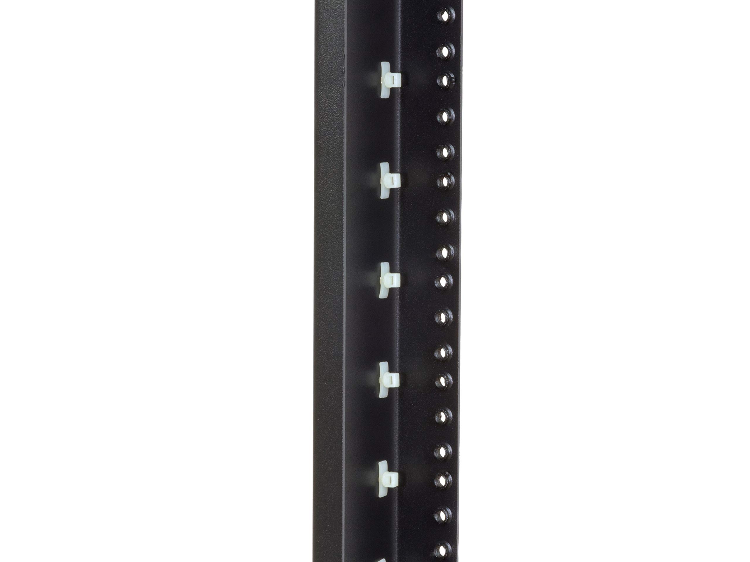 Secure™ 3.8mm Push Tie Mount Cable Ties - 100 Pack Heavy Duty Nylon Fasteners for Organizing Wires, Cables & DIY Projects
