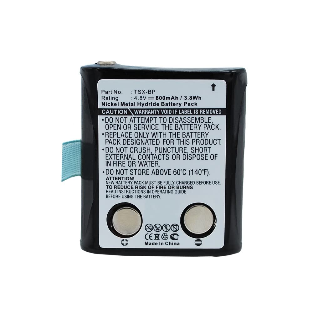 Empire 2-Way Radio Battery for TriSquare TSX-BP - Ni-MH 4.5V 800mAh Ultra High Capacity Replacement Battery - Perfect for Outdoor Adventures, Construction Sites & Emergency Communication
