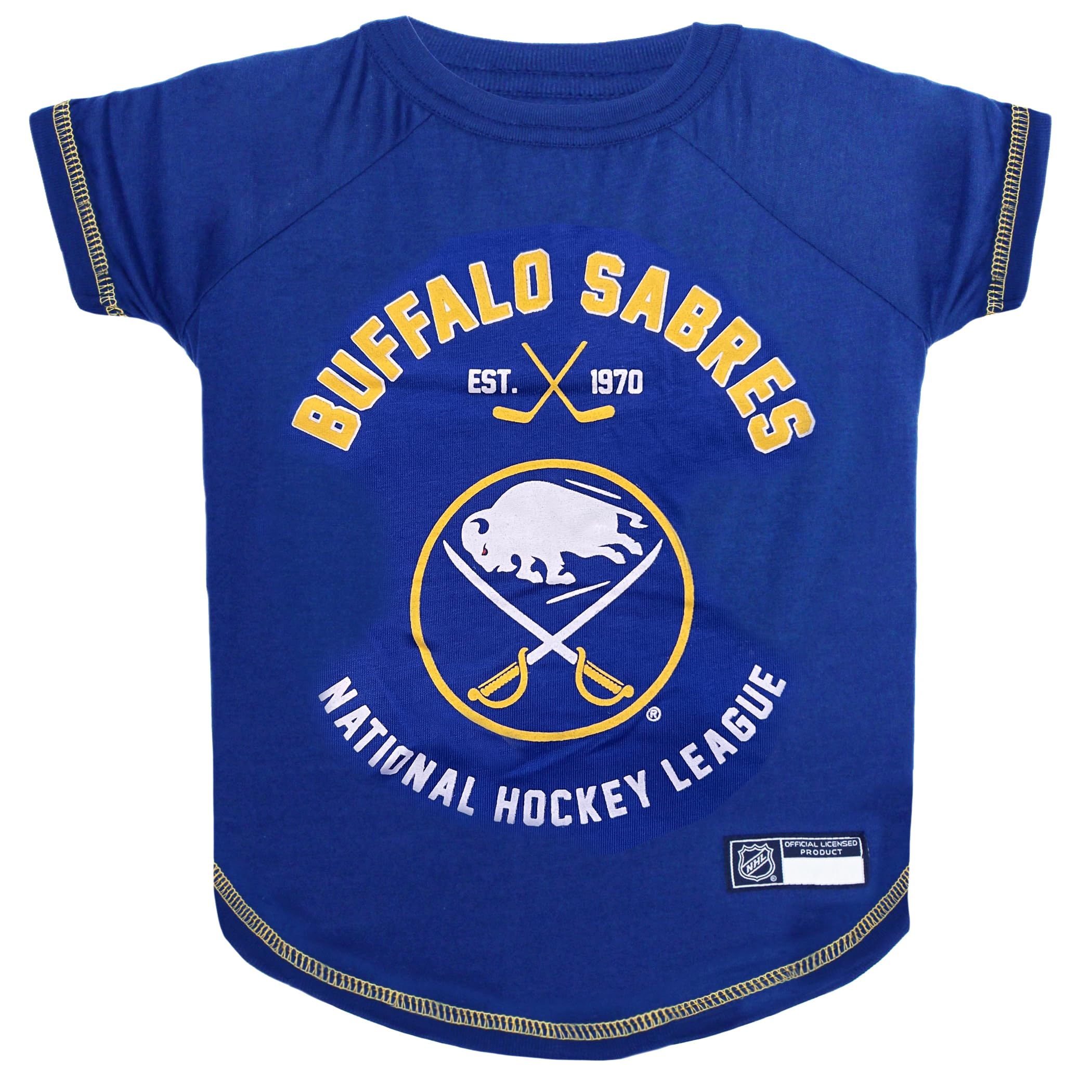 Buffalo Sabres NHL Pet T-Shirt for Dogs & Cats - X-Small Hockey Fan Apparel | Game Day Outfit for Pets