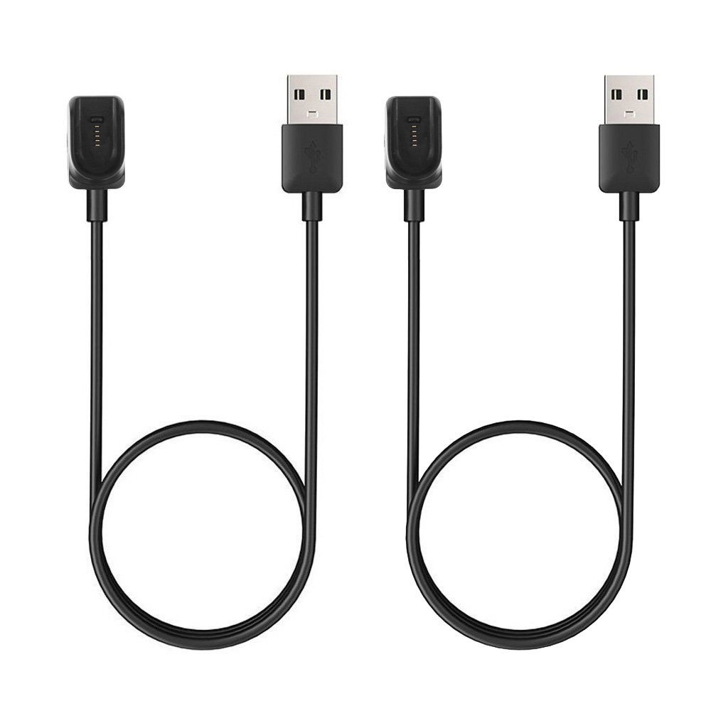 Kissmart 2-Pack Replacement Charging Cable for Plantronics Voyager Legend Bluetooth Headset - 3.3ft/1m Durable Charger Cord (Black) - Perfect for Office, Travel & Hands-Free Calling