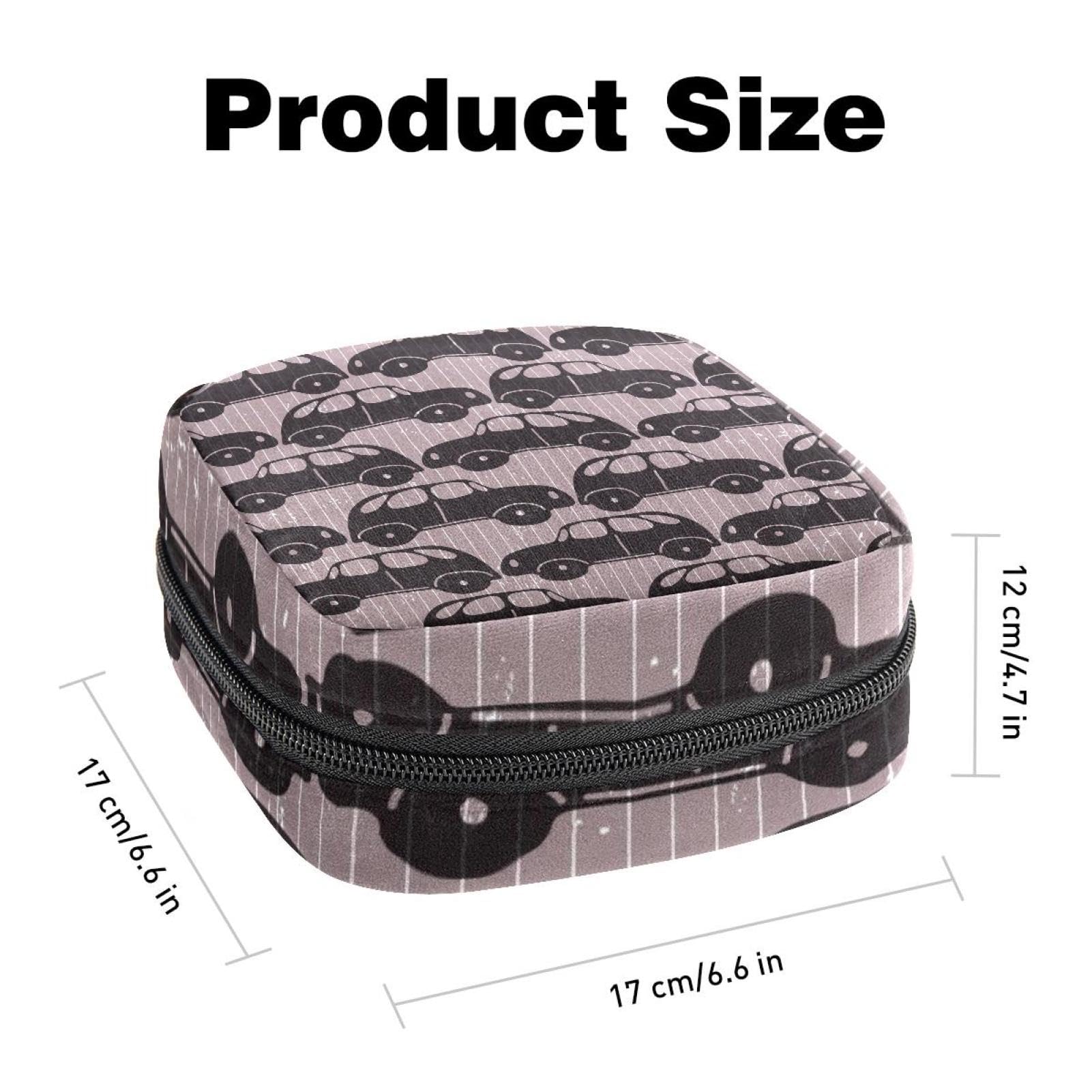 Menstrual Hygiene Pouch - Waterproof Travel Organizer Bag for Pads, Tampons & Menstrual Cups | Perfect for School, Gym, Work & On-the-Go | Compact & Discreet Period Essentials Storage