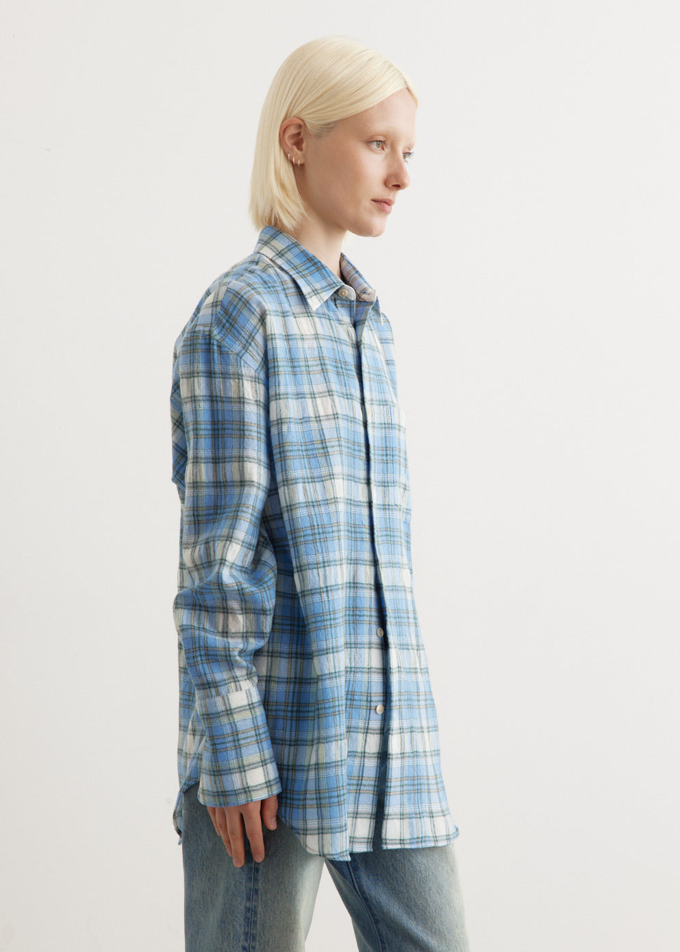 Breathable Wool Checkered Shirt for Men & Women - Comfortable Casual & Office Wear - Perfect for Fall & Winter Layering