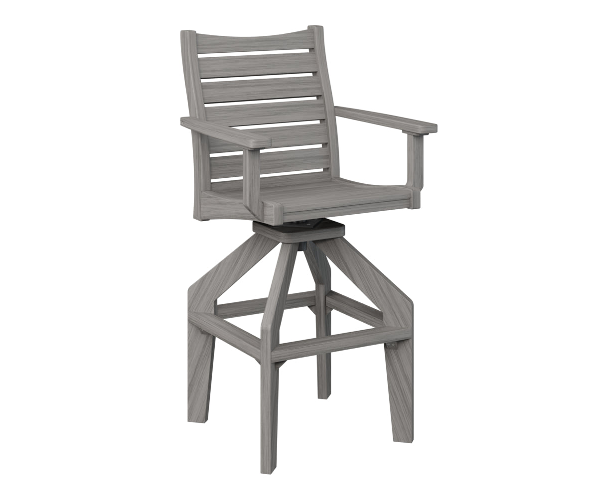 Berlin Gardens Bristol Swivel XT Chair - Heavy Duty Outdoor Patio Dining Chair with 360° Rotation, Weather-Resistant & Comfortable - Perfect for Backyard, Deck, Garden, and Poolside Relaxation