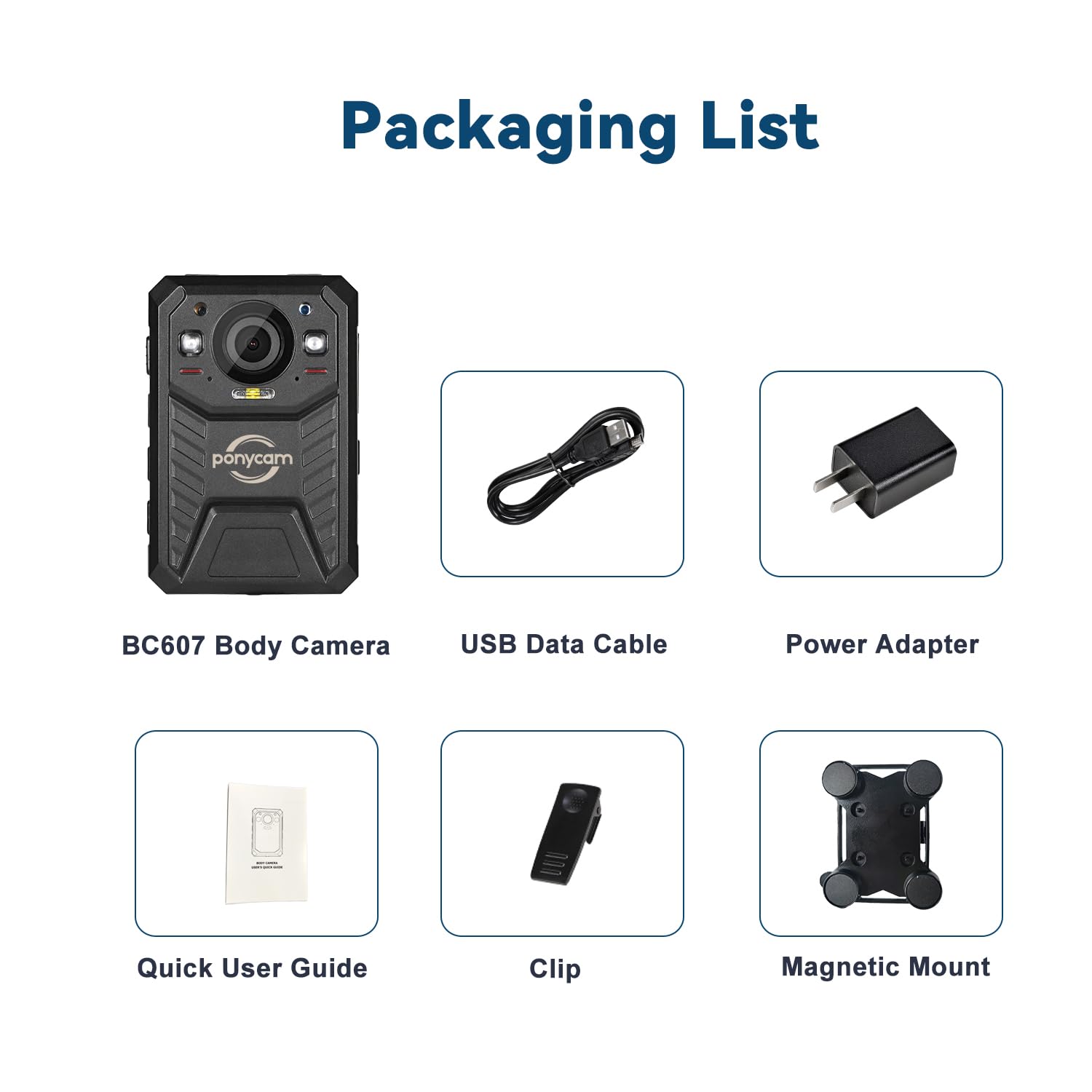 1440P HD Police Body Camera with 17H Record Time & 3600mAh Battery - 64GB Memory Body Worn Camera with Night Vision & Data Encryption - Ideal for Law Enforcement, Security Guards, and Personal Safety Recording