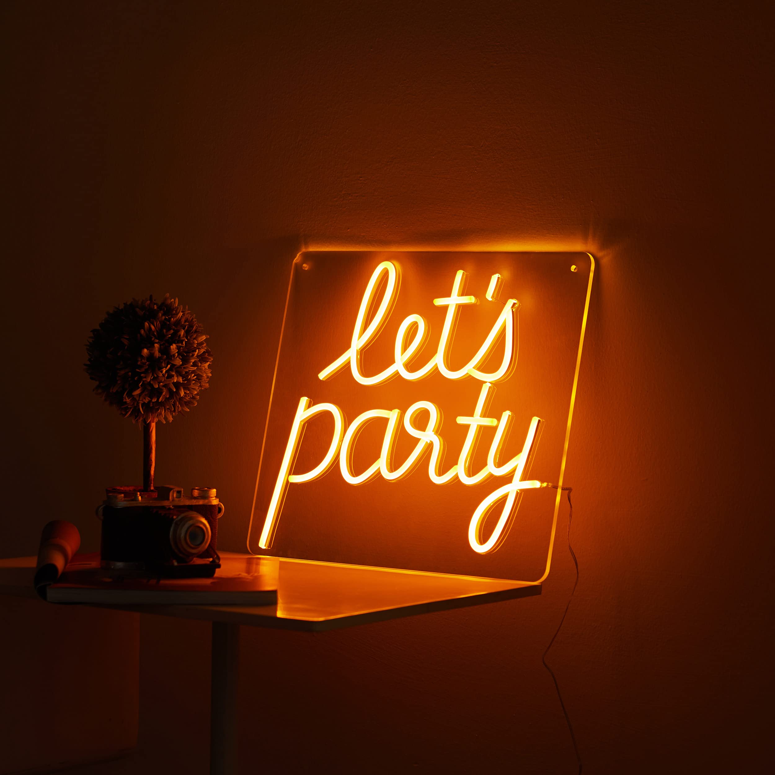 Vibrant USB-Powered Neon LED Wall Sign - Aesthetic Room Decor for Bedroom, Bar & Party | Perfect for Valentine's Day & Home Decoration