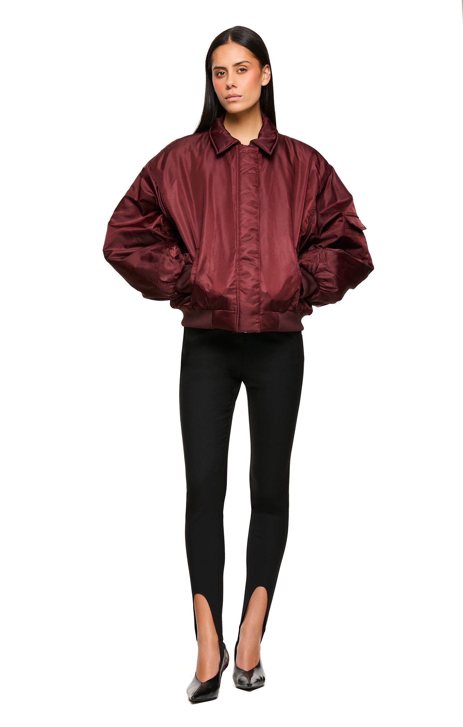 Damon Burgundy Bomber Jacket for Men - Stylish Lightweight Outerwear for Casual & Streetwear Fashion | Perfect for Fall, Winter & Everyday Wear