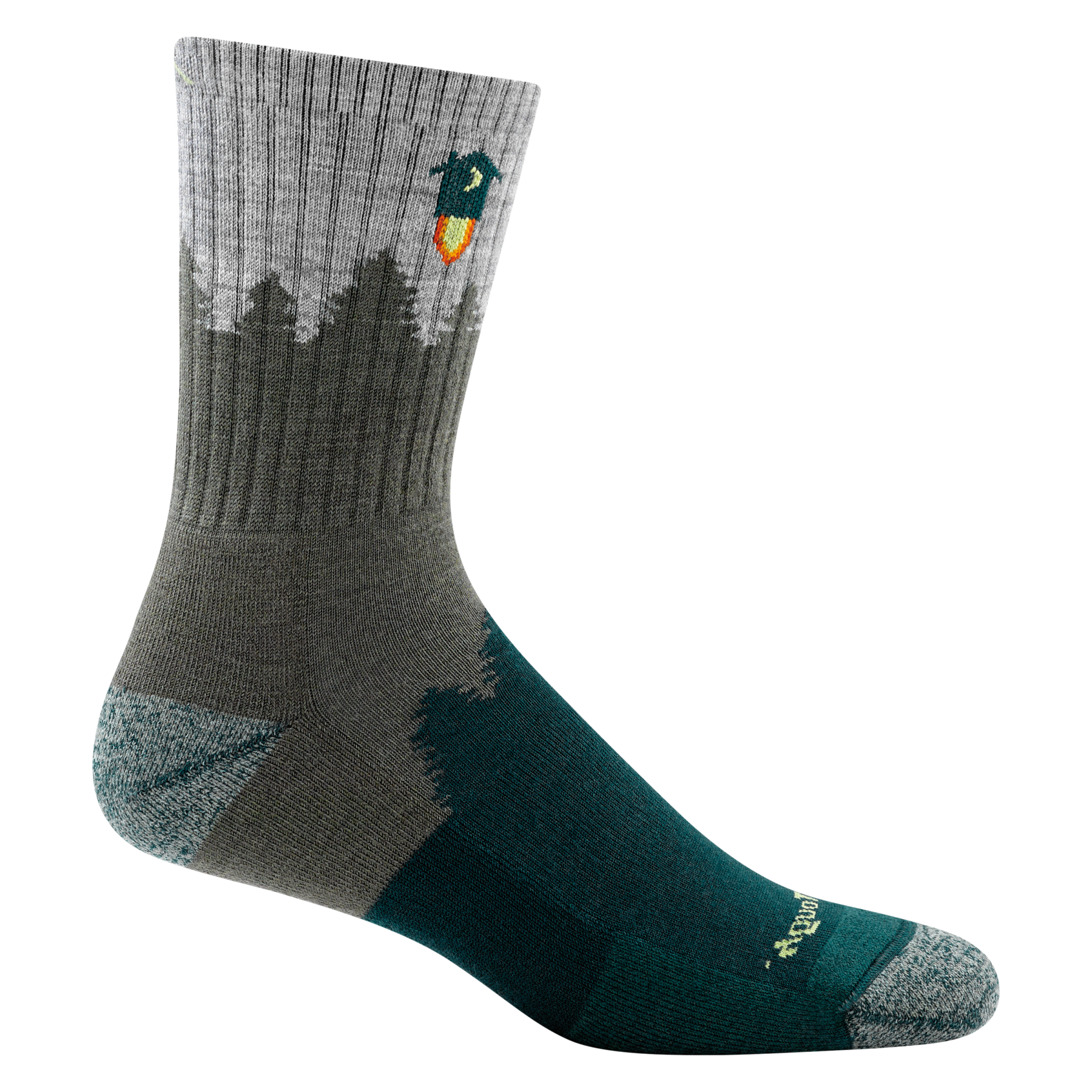 Darn Tough 1974 No. 2 Micro Crew Midweight Cushion Socks for Men - Hiking, Running & Outdoor Activities