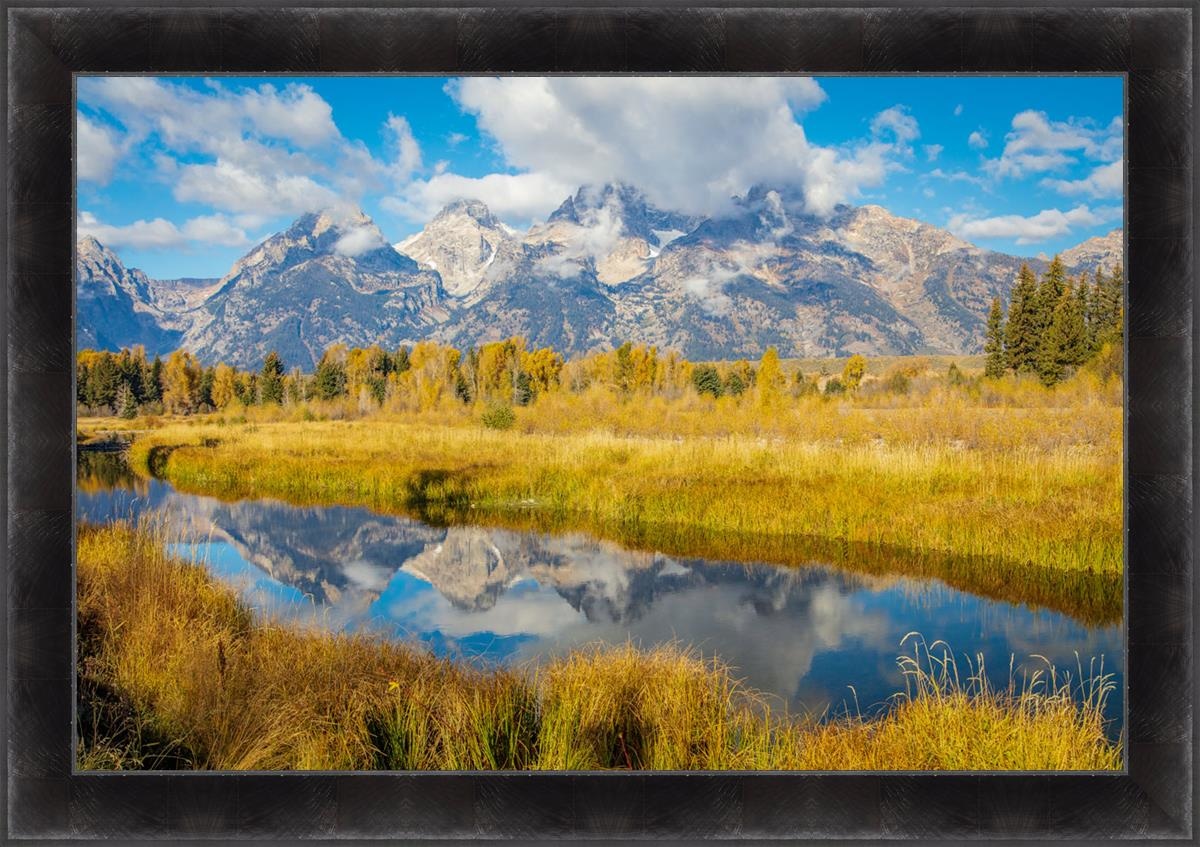 Autumn Splendor Large Wall Art - Fall Landscape Canvas Print - Home & Office Decor for Living Room, Bedroom, Entryway