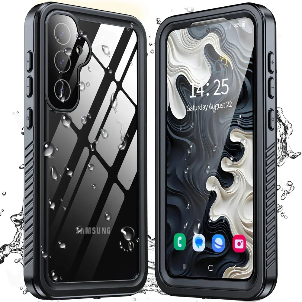 Samsung Galaxy S25 Plus Waterproof Case IP68 Certified - Underwater Protection for Swimming, Snorkeling & Beach Activities