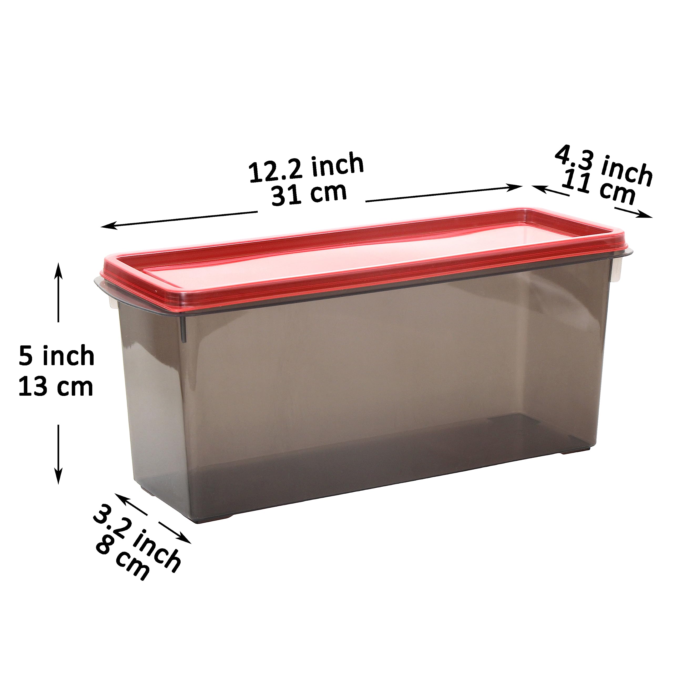 Youngever 2 Pack 100OZ Large Plastic Food Storage Containers with Lids - BPA Free Meal Prep Containers for Pasta, Salad, Leftovers | Perfect for Kitchen Organization, Meal Prepping & Food Storage