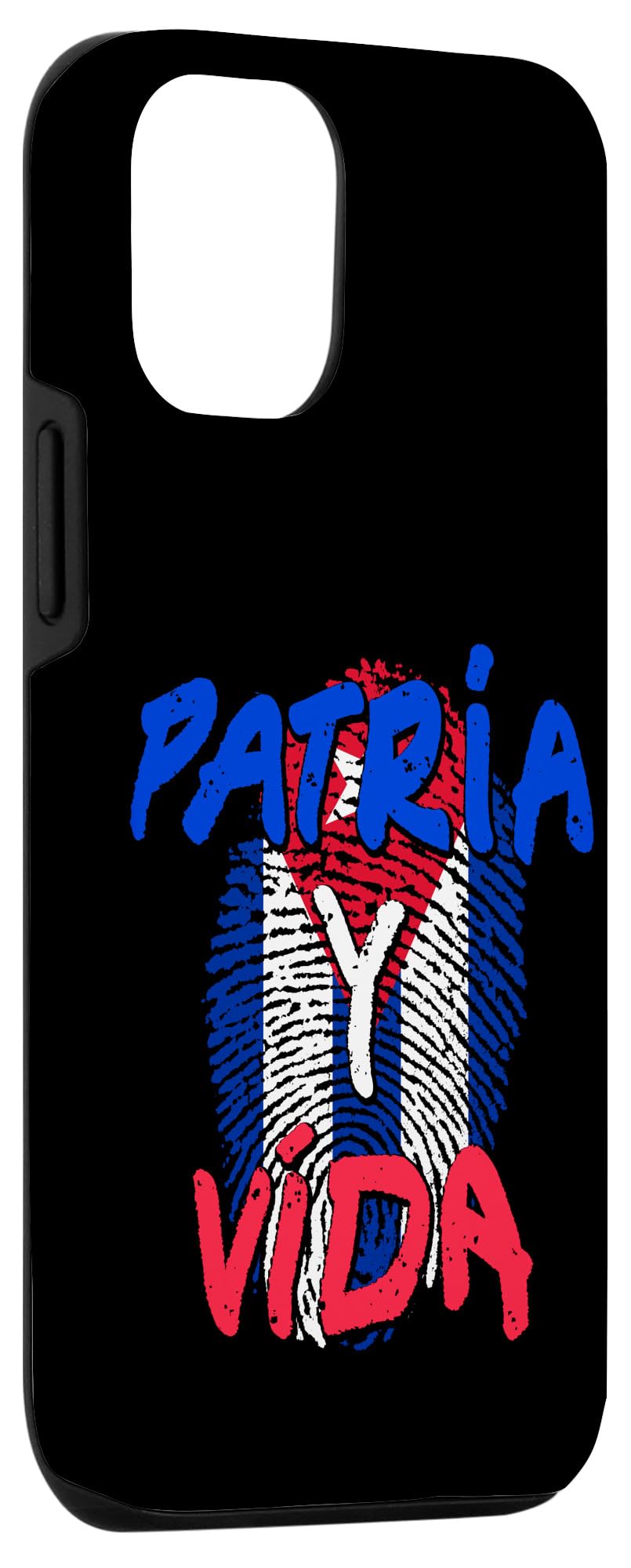 iPhone 12/12 Pro Case - Patriotic Cuban Freedom Movement Design with 'Patria Y Vida' & Cuban Anthem Theme | Perfect for Cuban Americans, Activists & Supporters of Democracy