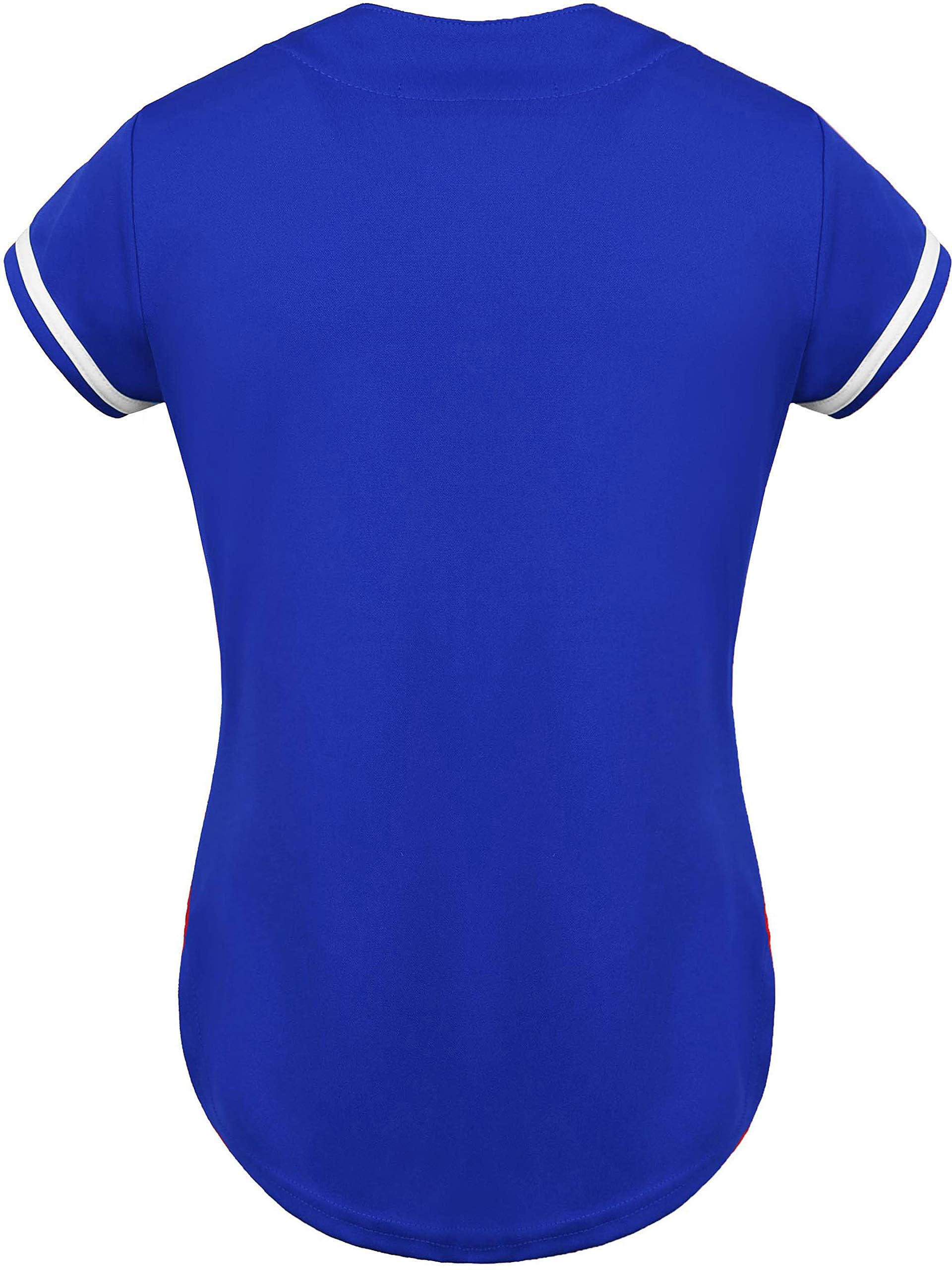 Women's Baseball Jersey - Blank Button Down Softball Shirt, Hip Hop Hipster Short Sleeve Sports Uniform for Team Games, Casual Wear & Street Fashion