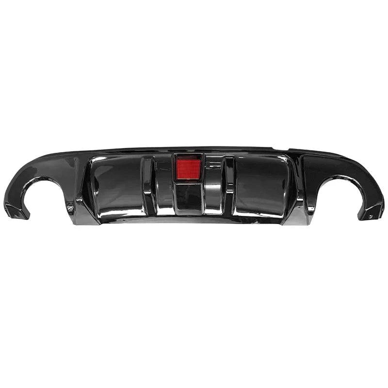2014-2017 Infiniti Q50 Rear Bumper Lip Diffuser with LED Brake Light - ABS Plastic Spoiler for Enhanced Aerodynamics & Style - Perfect for Car Enthusiasts & Street Racing