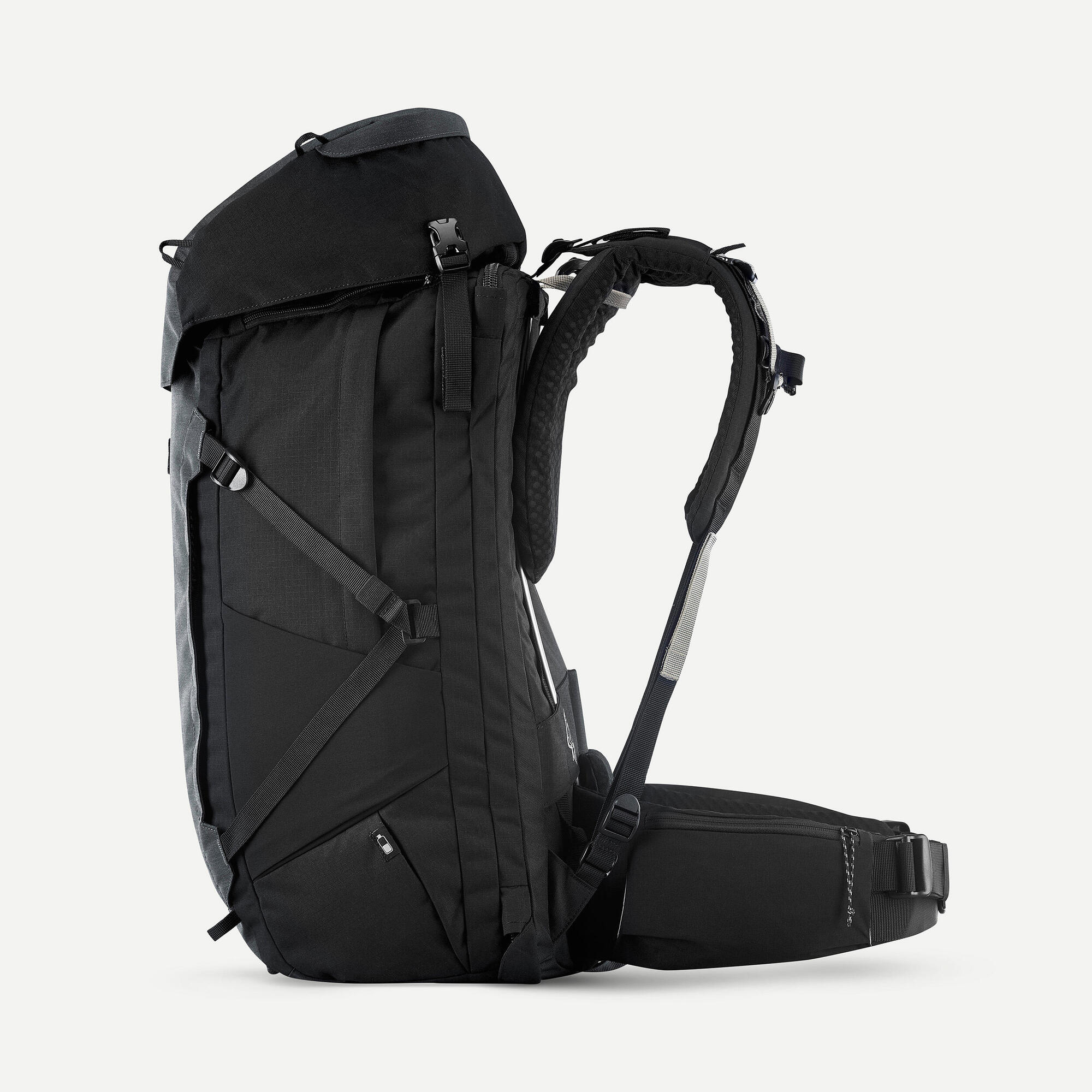 Forclaz Men's Travel 900 50+6L Lightweight Hiking Backpack - Durable Water-Resistant Trekking Pack for Outdoor Adventures & Camping Trips