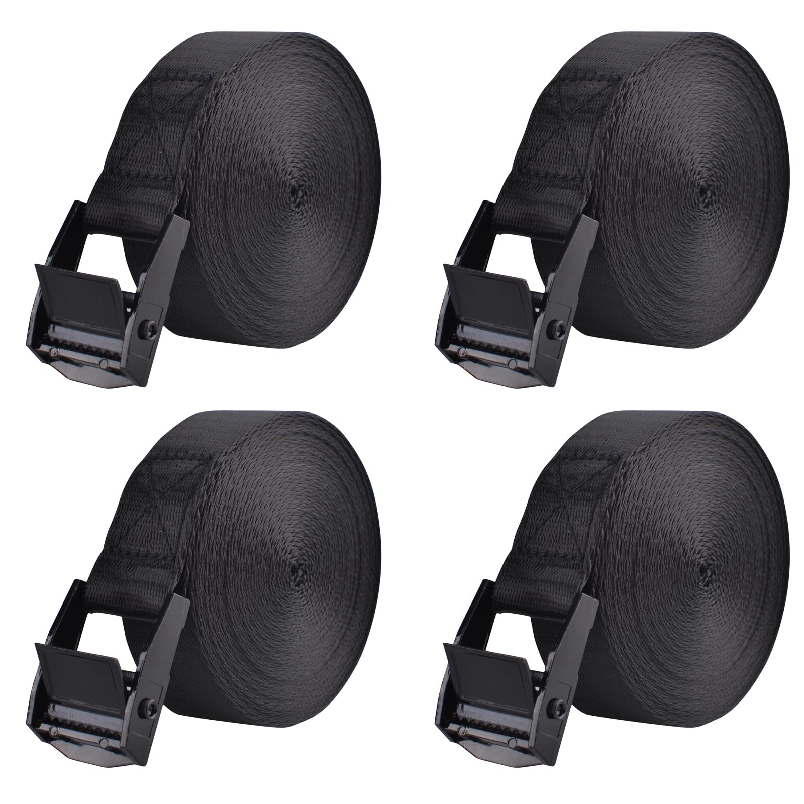 TRIWONDER Heavy Duty Tie Down Straps with Cam Buckles - 4PK 1