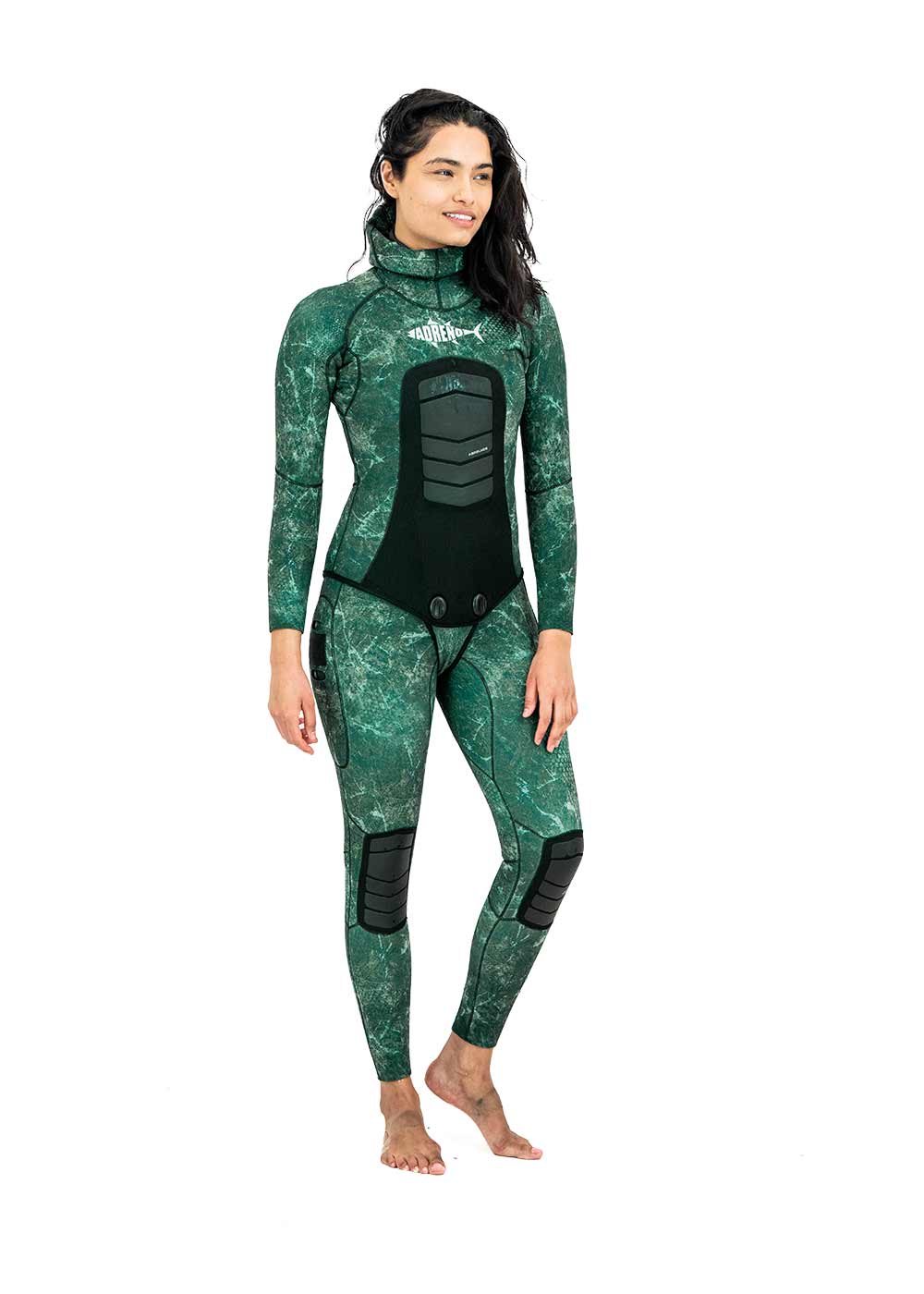 Adreno Women's 3.5mm Two-Piece Wetsuit for Scuba Diving, Snorkeling & Surfing - Abrolhos Thermal Swimsuit for Cold Water Activities