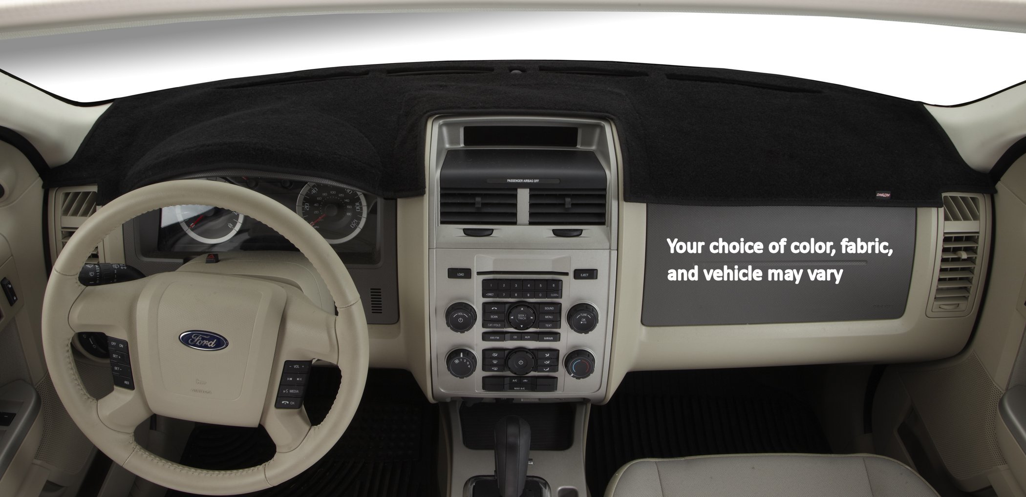 Premium Black Carpet DashMat Dashboard Cover for Honda Accord - Perfect for Sun Protection & Interior Customization