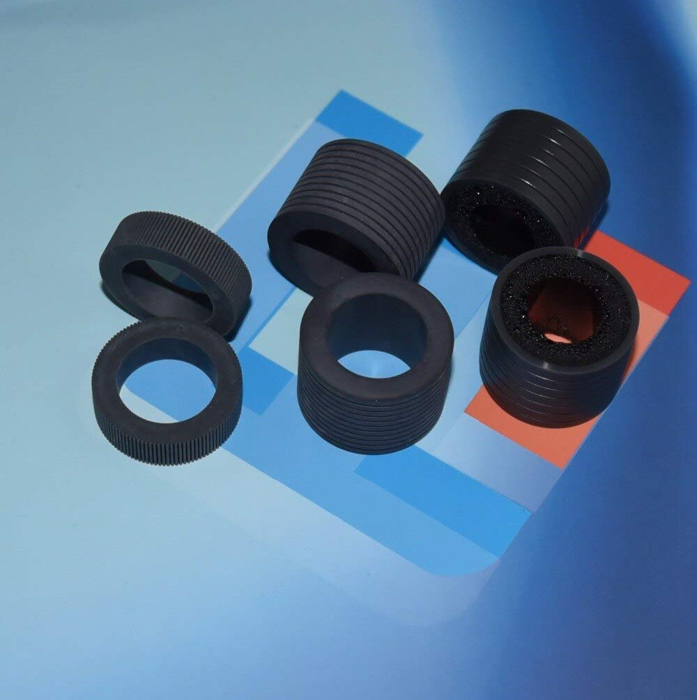 Original Printer Parts PRTA19941 PA03575-K011 PA03575-K013 PA03575-K012 Pick Roller Brake Roller Rubber Replacement for Fujitsu Fi-6800 Fi-6400 Scanners - Compatible with Document Feeders & High-Volume Scanning
