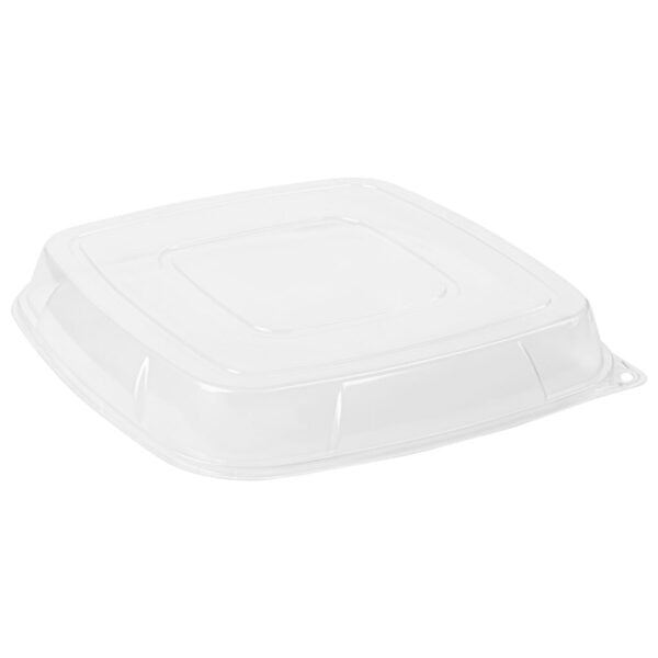 14 Inch White and Gold Square Organic Serving Dish - Elegant Appetizer Platter for Parties, Weddings, and Holiday Entertaining (1 Count)