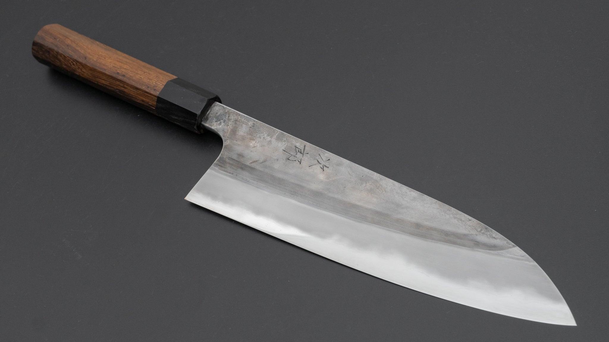 Premium Jiro Tsuchime Wa Gyuto 210mm Japanese Chef Knife with Taihei Tagayasan Handle - Perfect for Sushi, Meat Cutting & Professional Kitchen Use