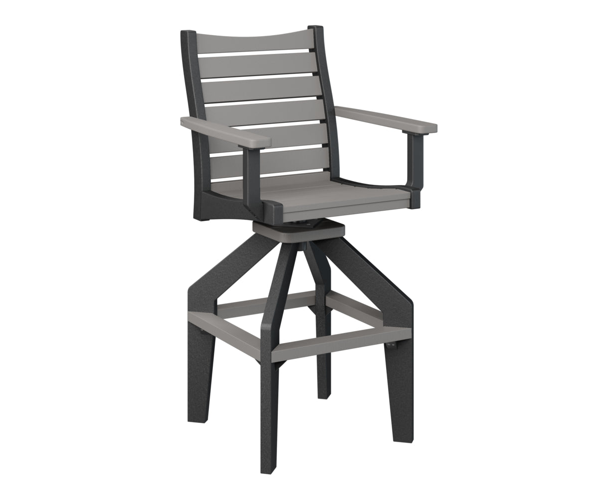 Berlin Gardens Bristol Swivel XT Chair - Heavy Duty Outdoor Patio Dining Chair with 360° Rotation, Weather-Resistant & Comfortable - Perfect for Backyard, Deck, Garden, and Poolside Relaxation