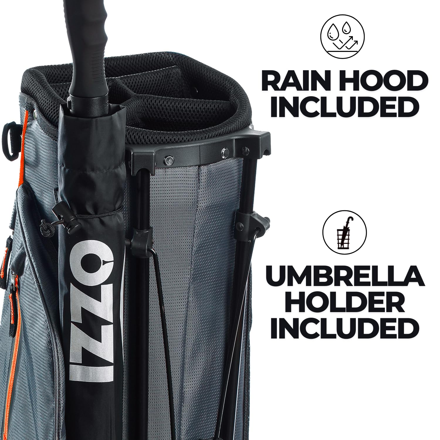 Ultra Lightweight Golf Stand Bag - IZZO Premium Carry Golf Bag for Men & Women - Perfect for Walking the Course, Range Practice & Travel