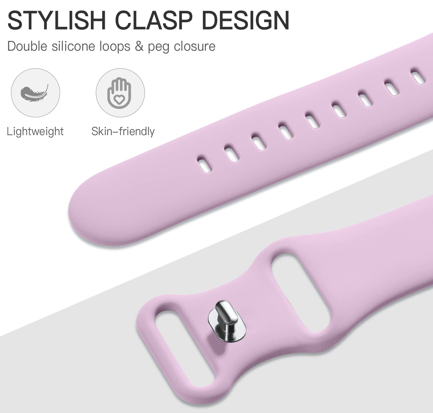 5 Pack Soft Silicone Sport Bands Compatible with Apple Watch 38mm 40mm 41mm - for iWatch Series 8/7/6/5/4/3/2/1/SE/Ultra - Breathable & Comfortable Strap for Men & Women - Perfect for Workouts, Running & Daily Wear (S/M Size)