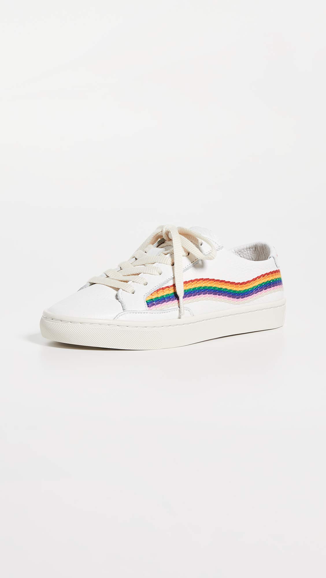 Soludos Women's Rainbow Wave Sneakers - Colorful Casual Slip-On Shoes for Women | Comfortable Lightweight Walking Shoes | Perfect for Beach, Travel & Everyday Wear