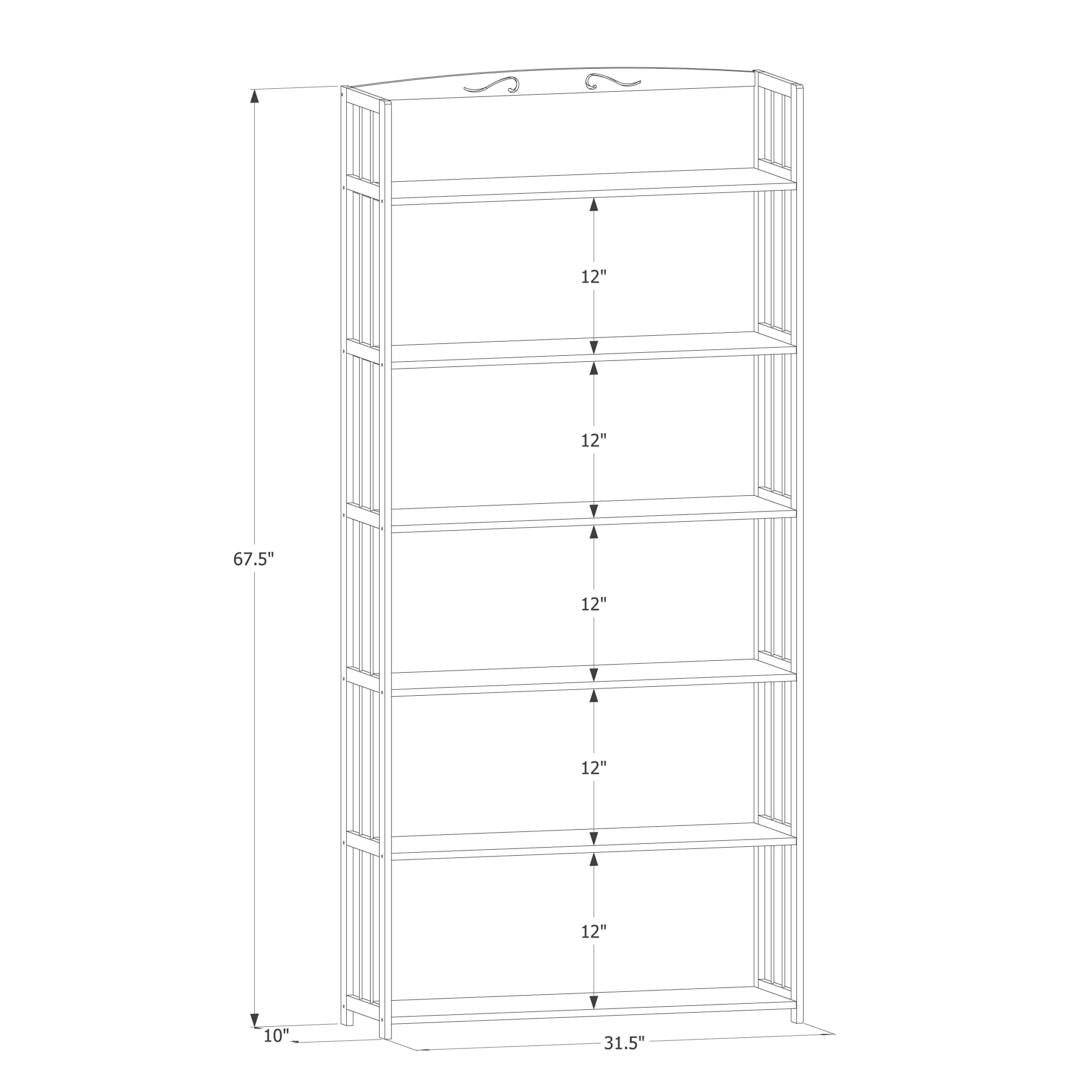 MoNiBloom 6-Tier Adjustable Bamboo Bookshelf - Tall Bookcase Organizer with Free Standing Storage for Living Room, Study, Office & Balcony - Natural Wood Shelf for Books, Plants & Home Decor