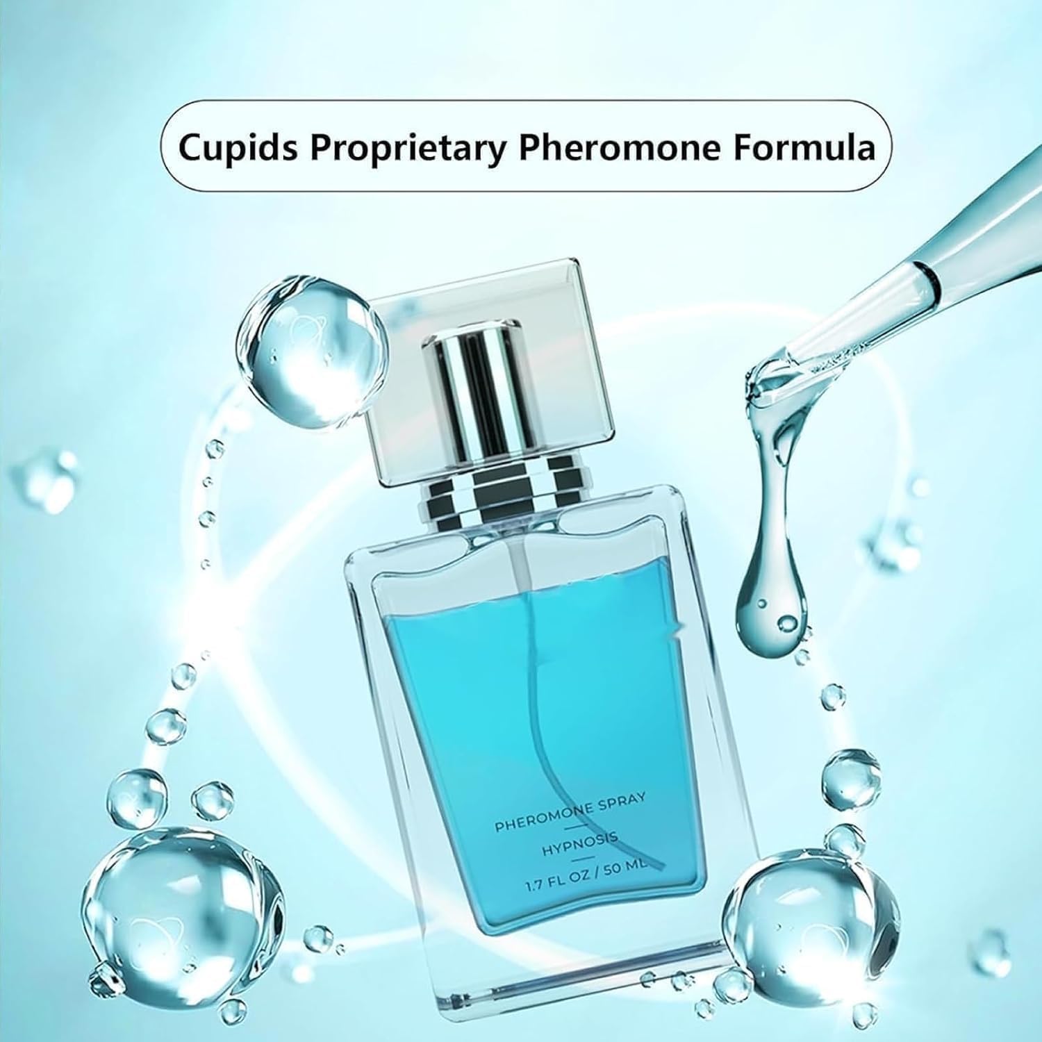 **50ml Cupid Cologne for Men - Pheromone-Infused Fragrance with Hypnotic Charm, Long-Lasting Scent (2-Pack) - Perfect for Dates, Gifts & Special Occasions**