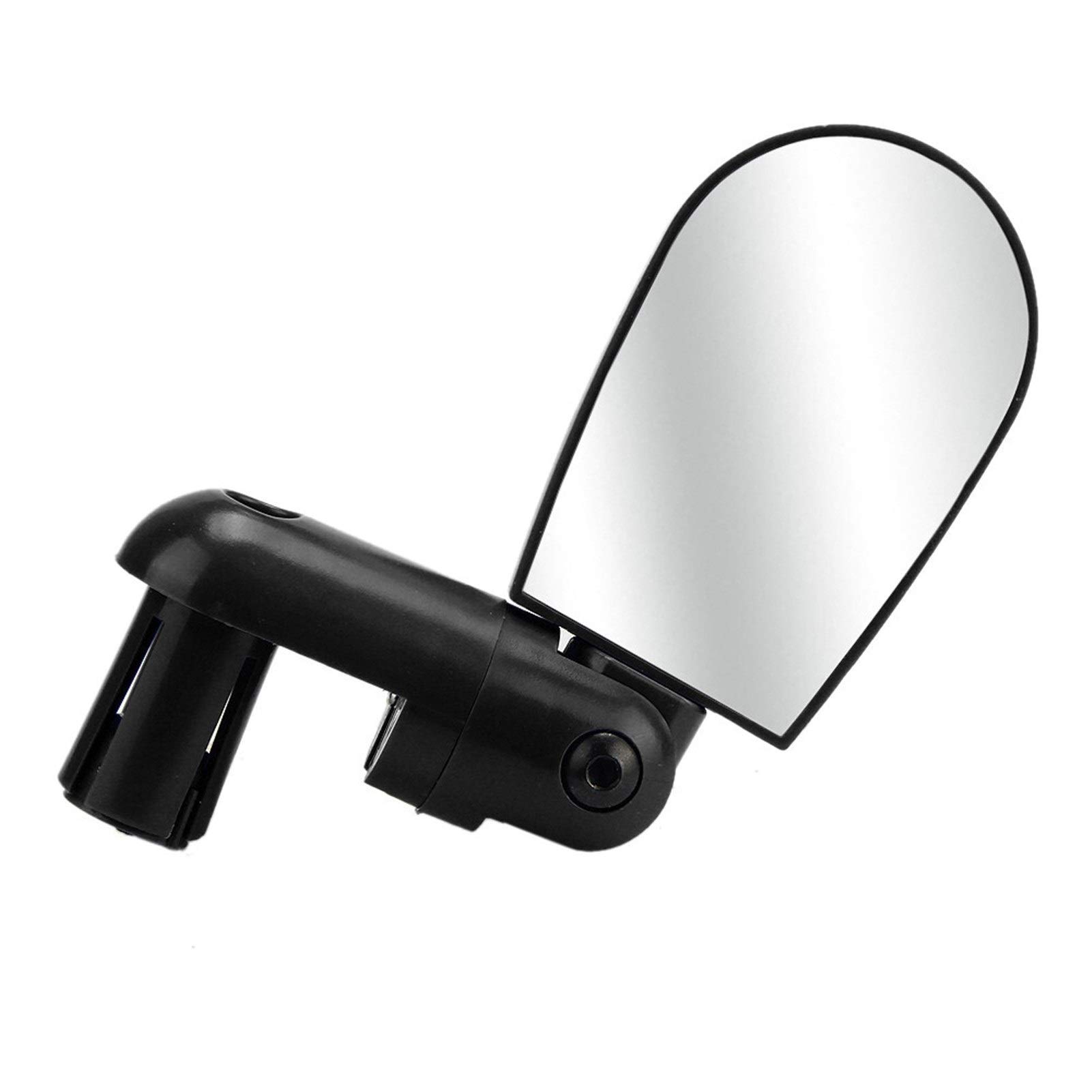 360° Rotatable Universal Bike Handlebar Mirror - Flexible Rearview Cycling Mirror for Safety, Black | Perfect for Road Bikes, Mountain Bikes & Commuting Accessories