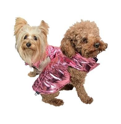 Gallactica Dog Coat - Waterproof & Warm Winter Dog Jacket for Small to Medium Dogs, Pink - Perfect for Cold Weather Walks & Outdoor Adventures
