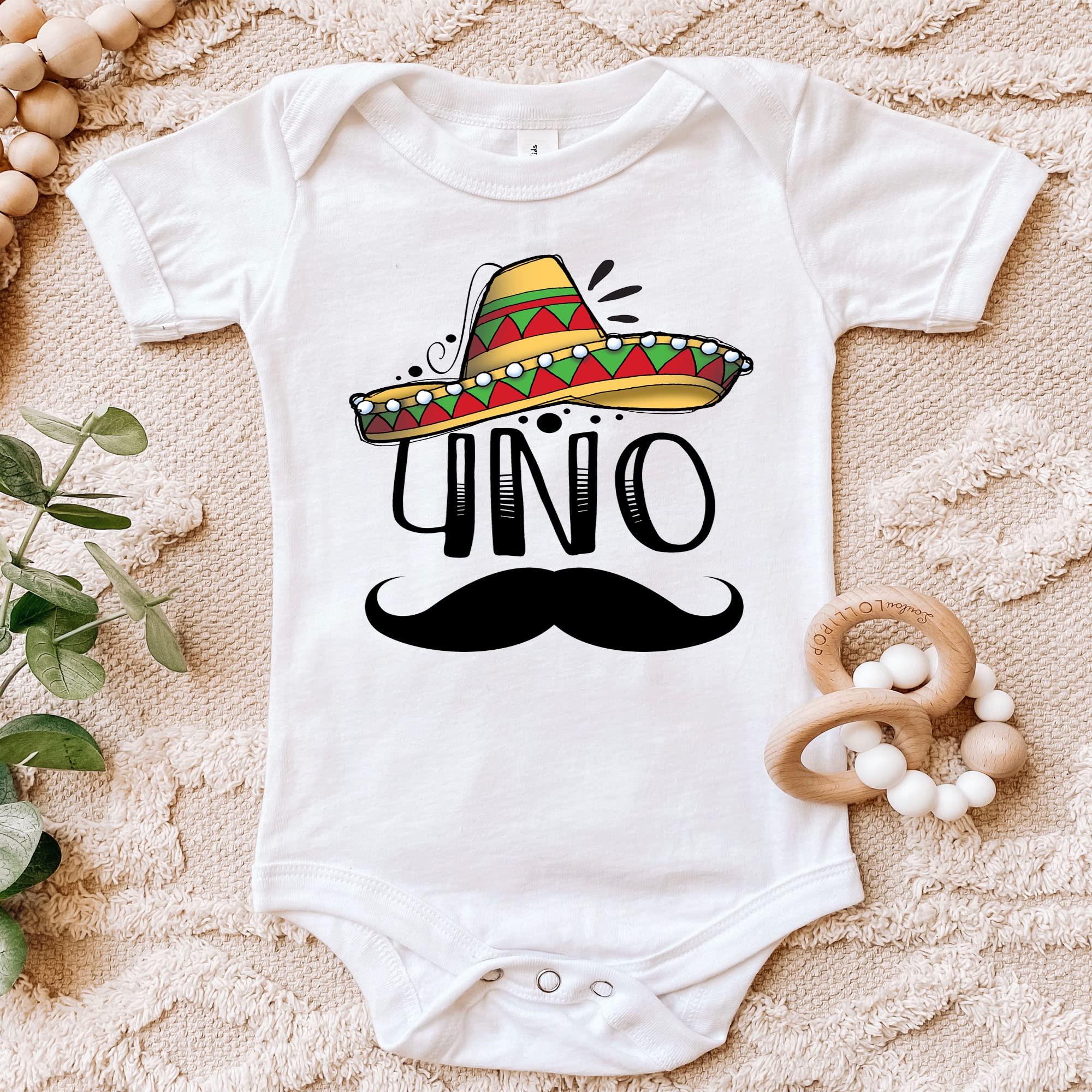 Uno Birthday Boy Shirt - 1st Birthday T-Shirt for Boys | 'I'm One' Cute First Birthday Outfit | Fiesta & Taco Themed (18 Months) - Perfect for Birthday Parties, Photo Shoots & Special Celebrations